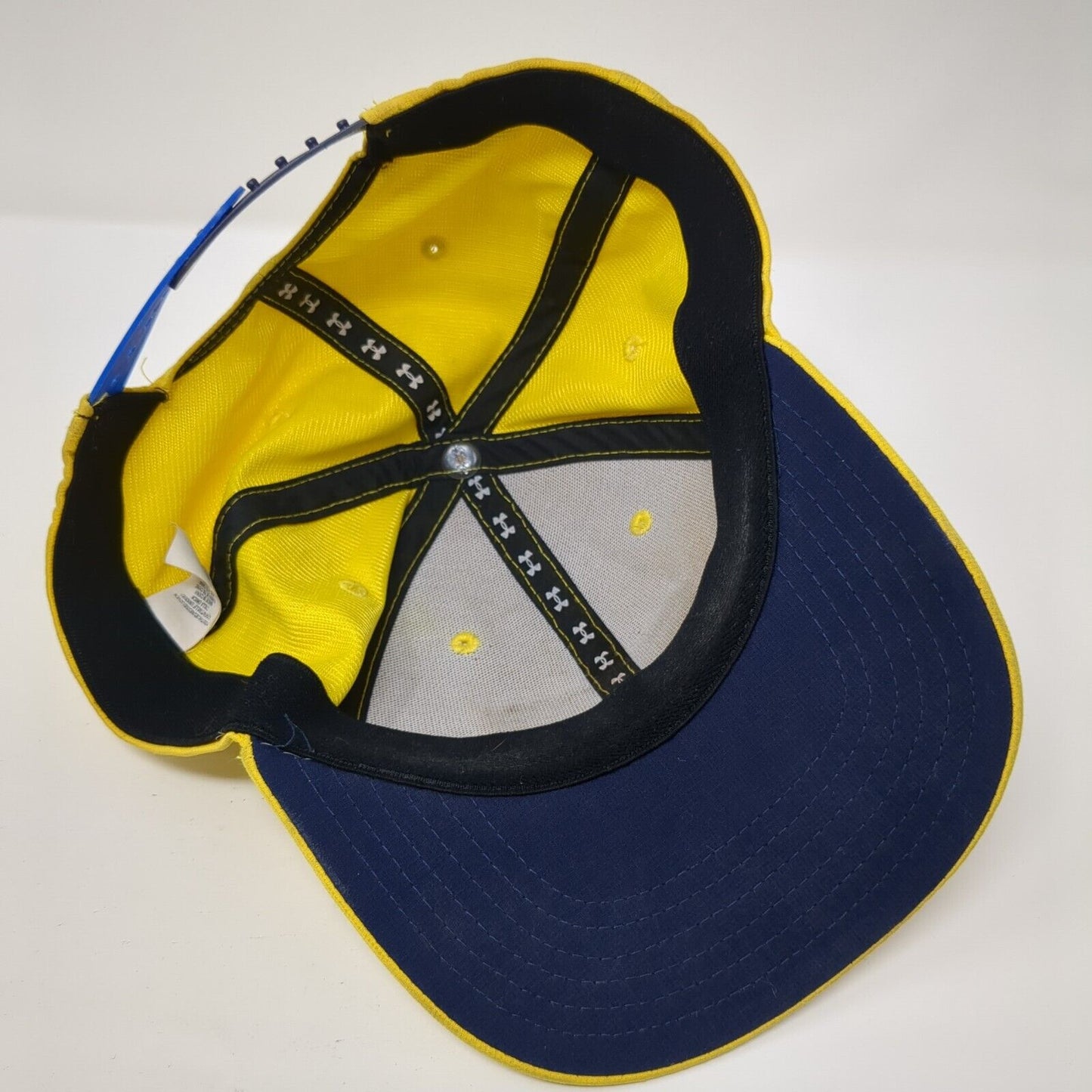 SC Youth Snapback Hat Yellow OS Adjustable Embroidered 6 Panel Under Armour