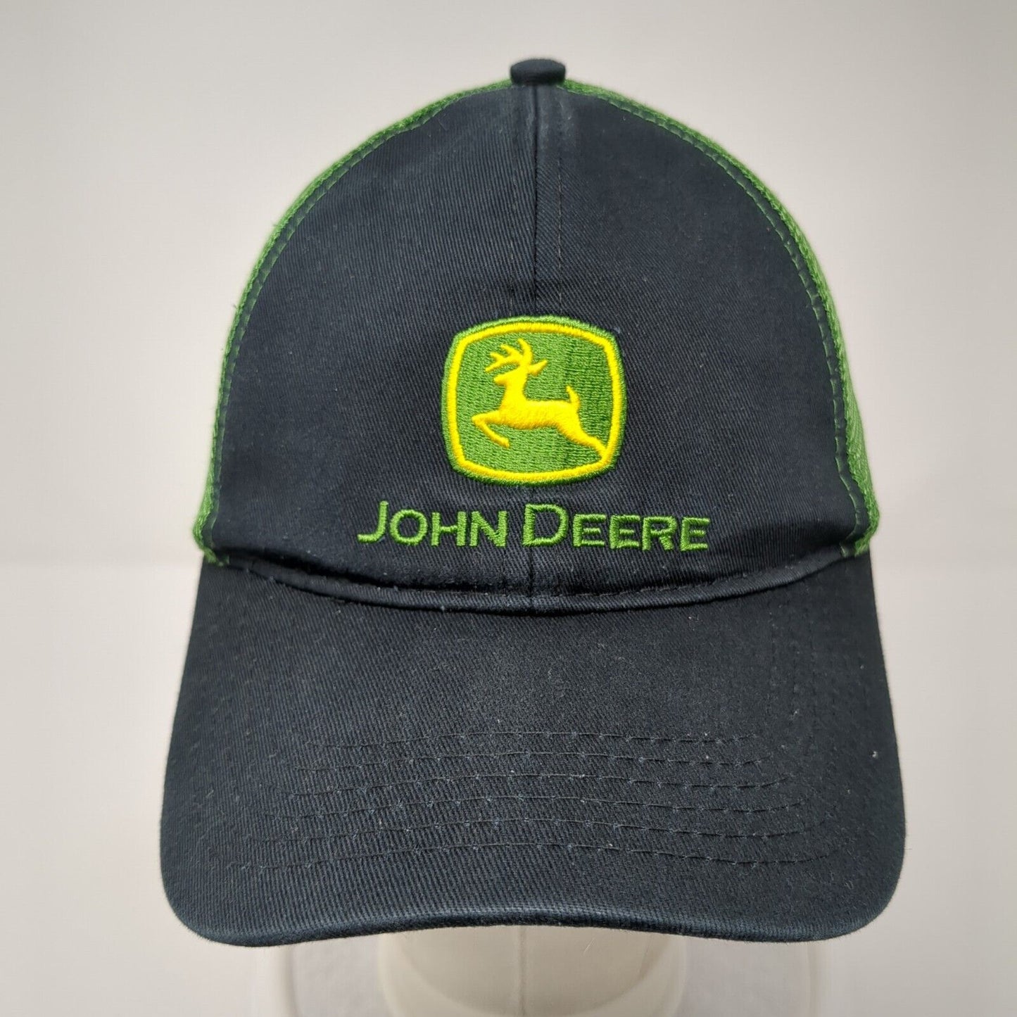 John Deere Snapback Mesh Back Trucker Hat Multi One Size Embroidered