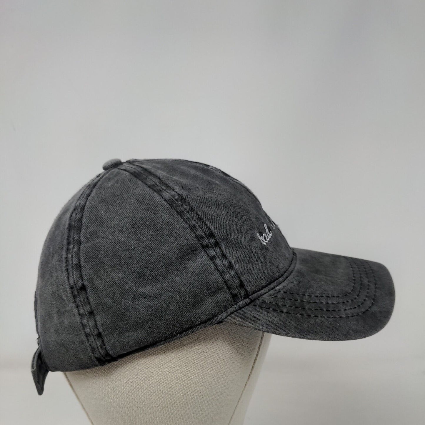 Bad Hair Day Slideback Hat Gray OSFM Adjustable Solid David And Young