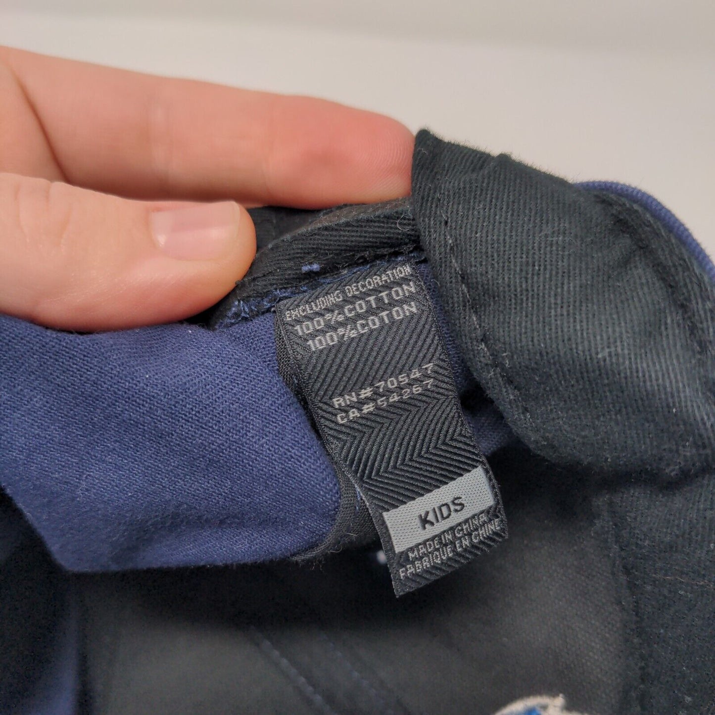 Los Angeles Chargers Strapback Hat Blue Kids Solid Embroidered NFL