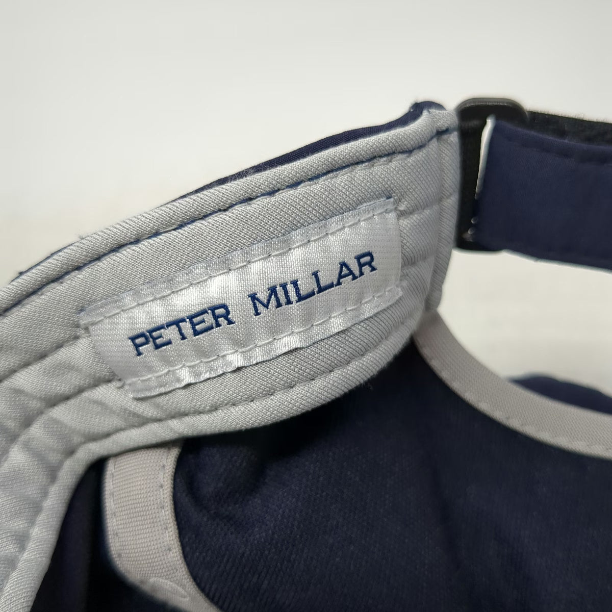 Peter Millar Baseball Cap Blue One Size Strapback Belle Haven Crown Logo Hat