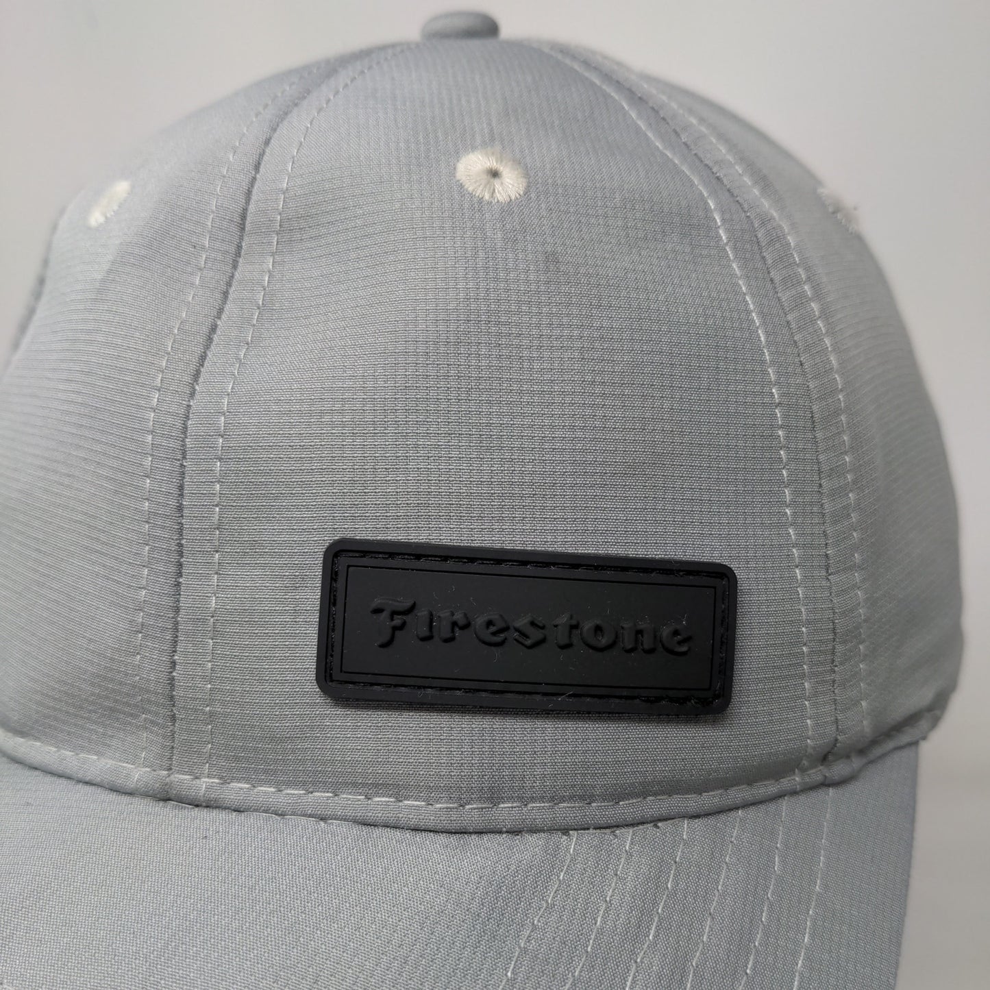 Firestone Patch Strapback Hat Gray OSFA Adjustable K-Products