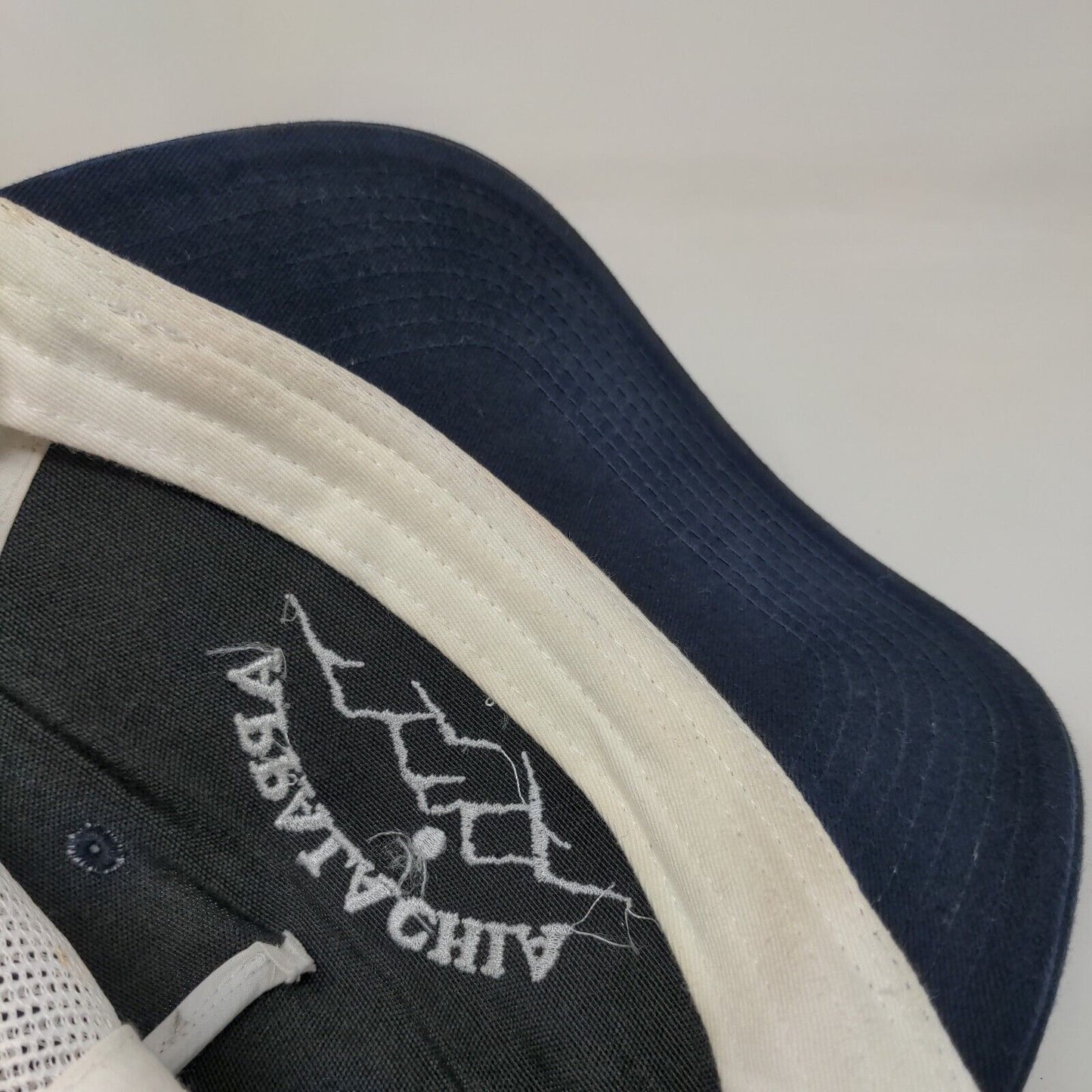 Appalachia Rises Snapback Mesh Back Trucker Hat Blue One Size Port Authority
