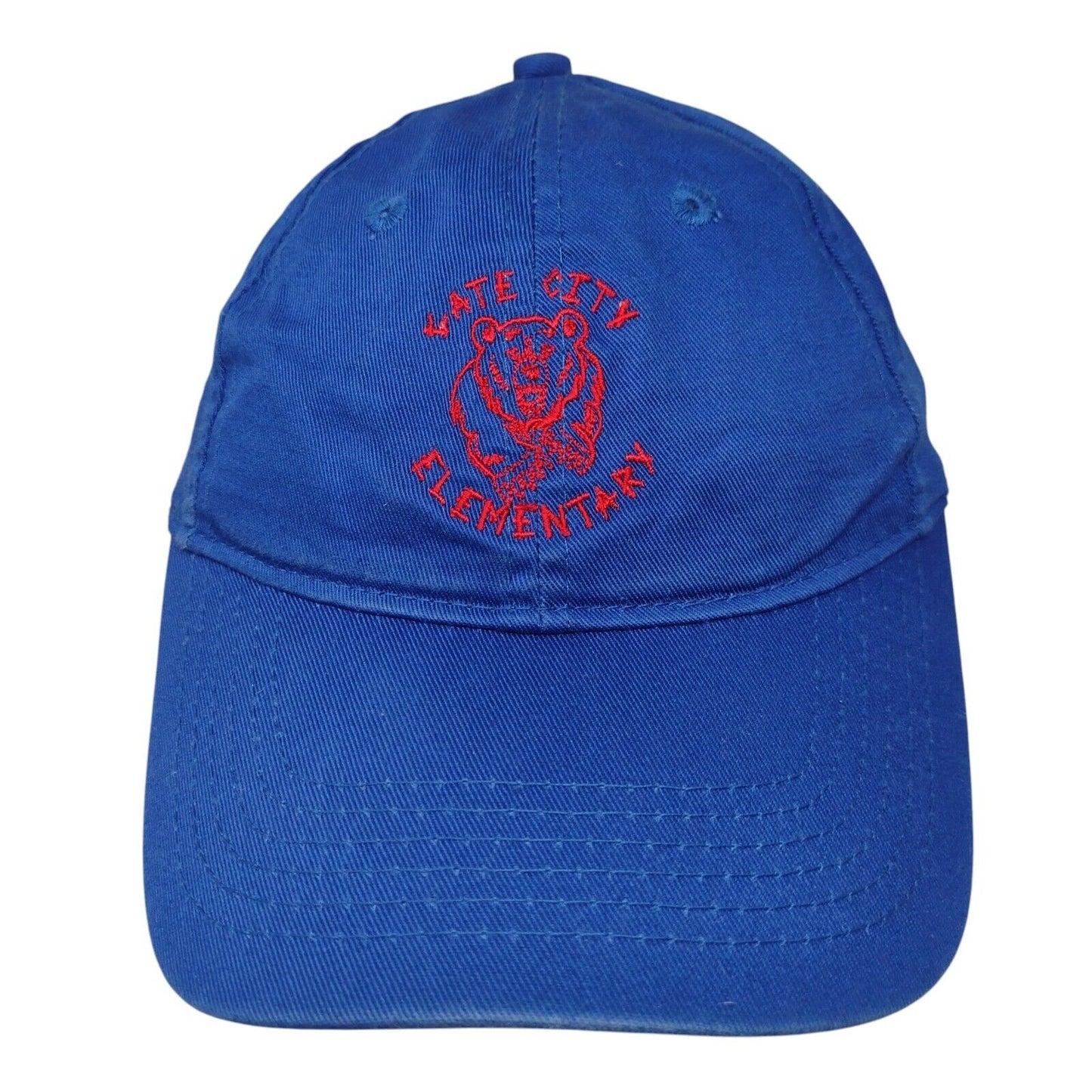 Gate City Elementary Youth Strapback Hat Blue One Size Adjustable Port & Company