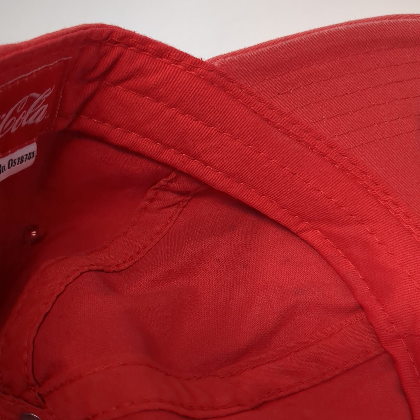 Enjoy Coca-Cola Strapback Hat Red One Size Adjustable Bottle Opener