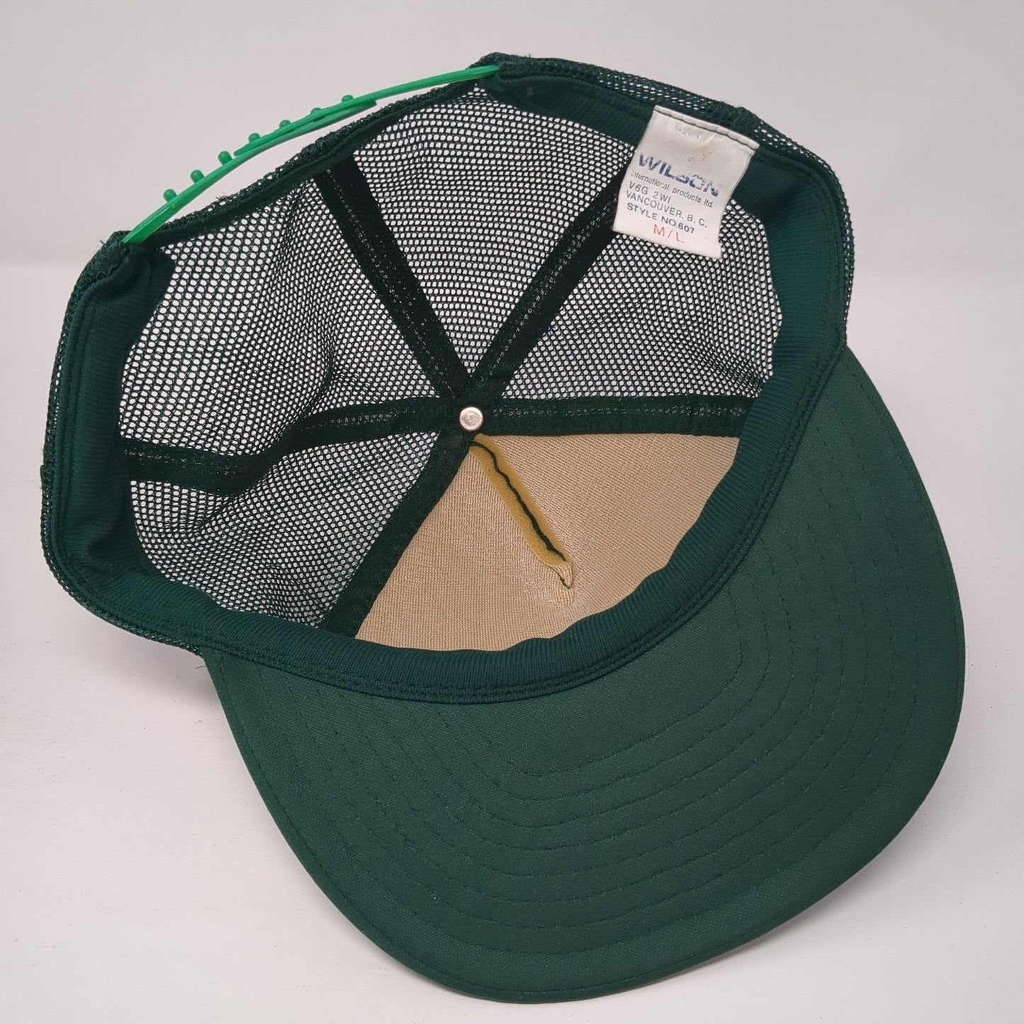 BC Parks Trucker Hat Green Large Adjustable Embroidered Mesh Back Wilson