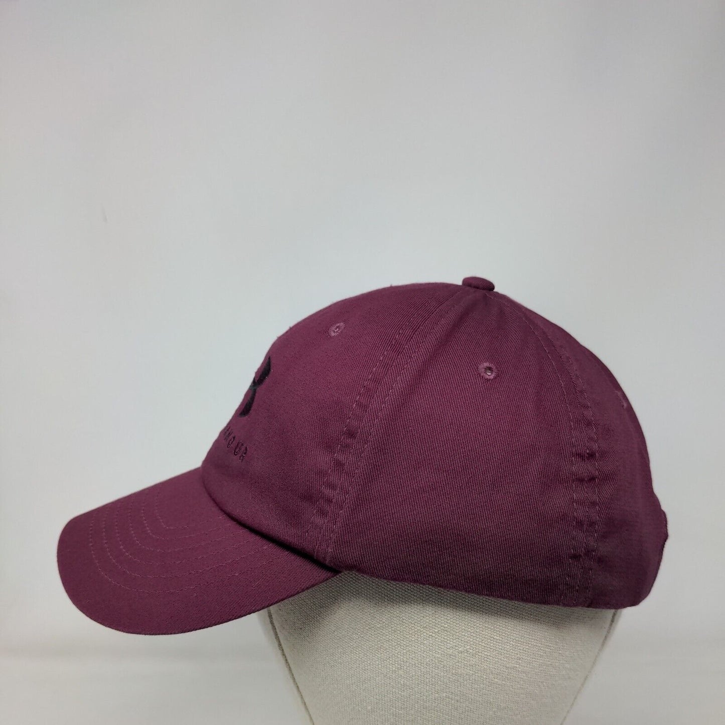Under Armour Women's Slideback Hat Red Burgundy OSFA Embroidered Free Fit