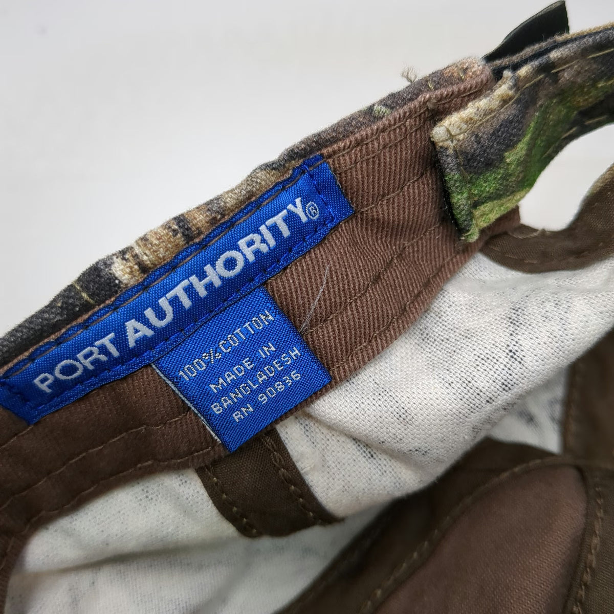 Port Authority Baseball Cap Brown Camo One Size Sherwin Williams Cover Earth Hat