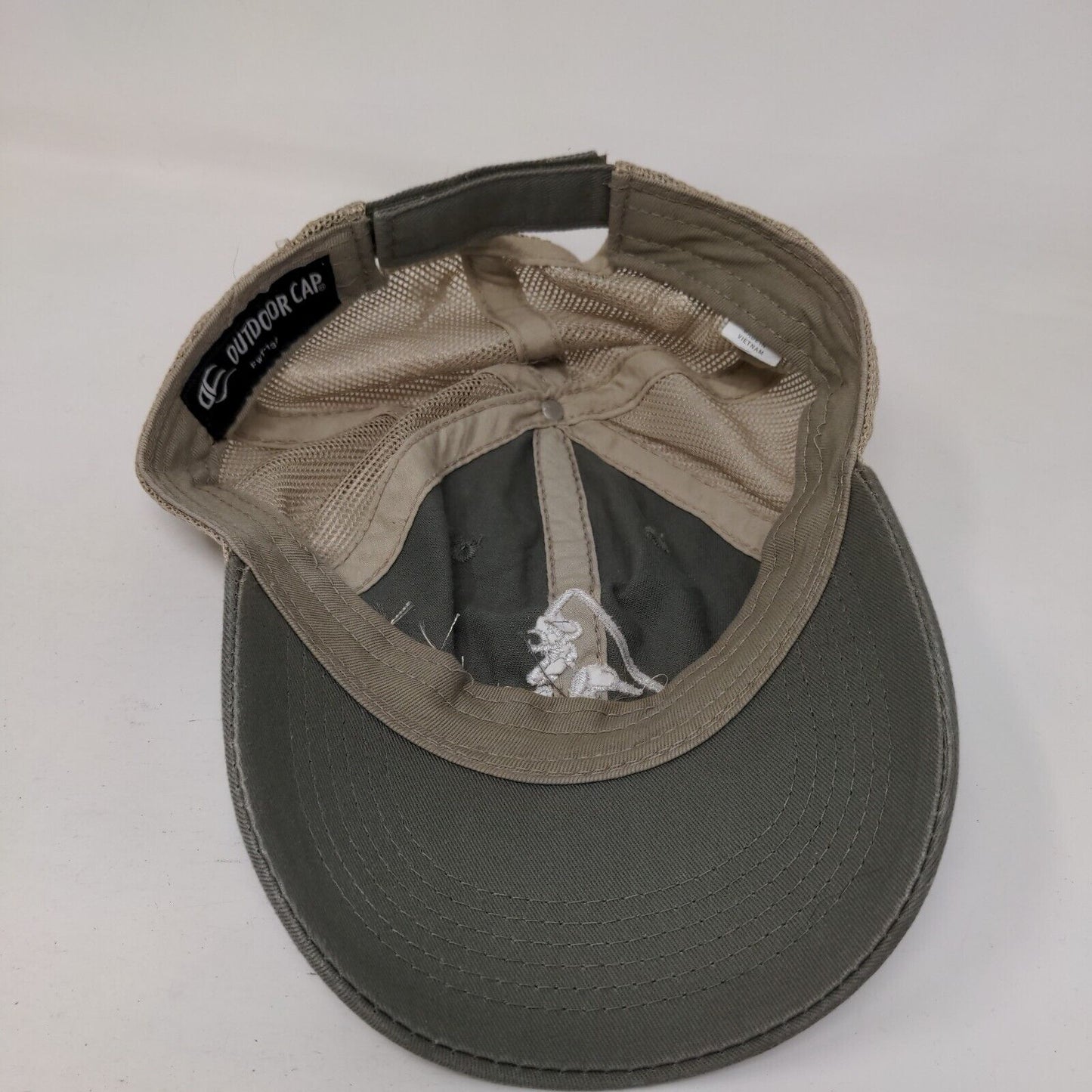 Delta Wings & Whitetails Strapback Mesh Back Trucker Hat Grayish-Brown Adult