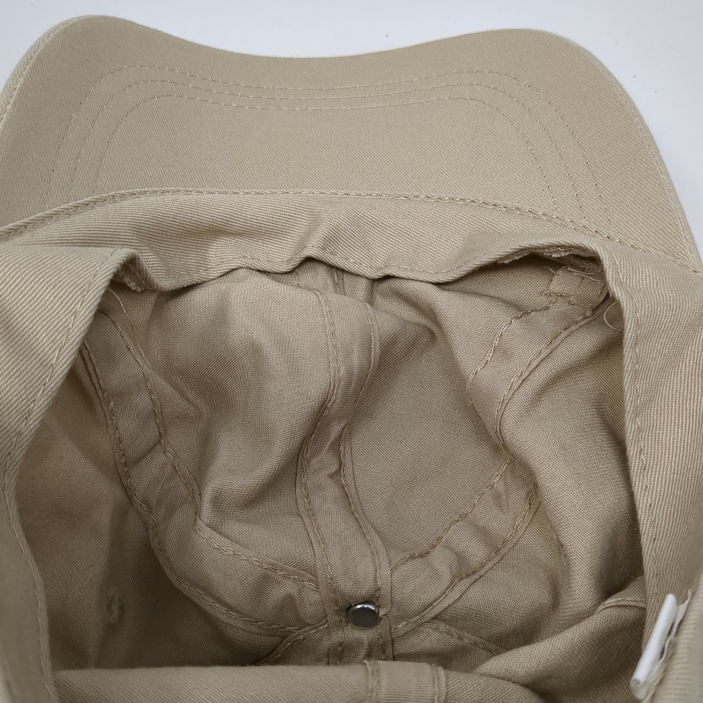 Unbranded Strapback Baseball Cap Brown One Size Adjustable 6 Panel Blank