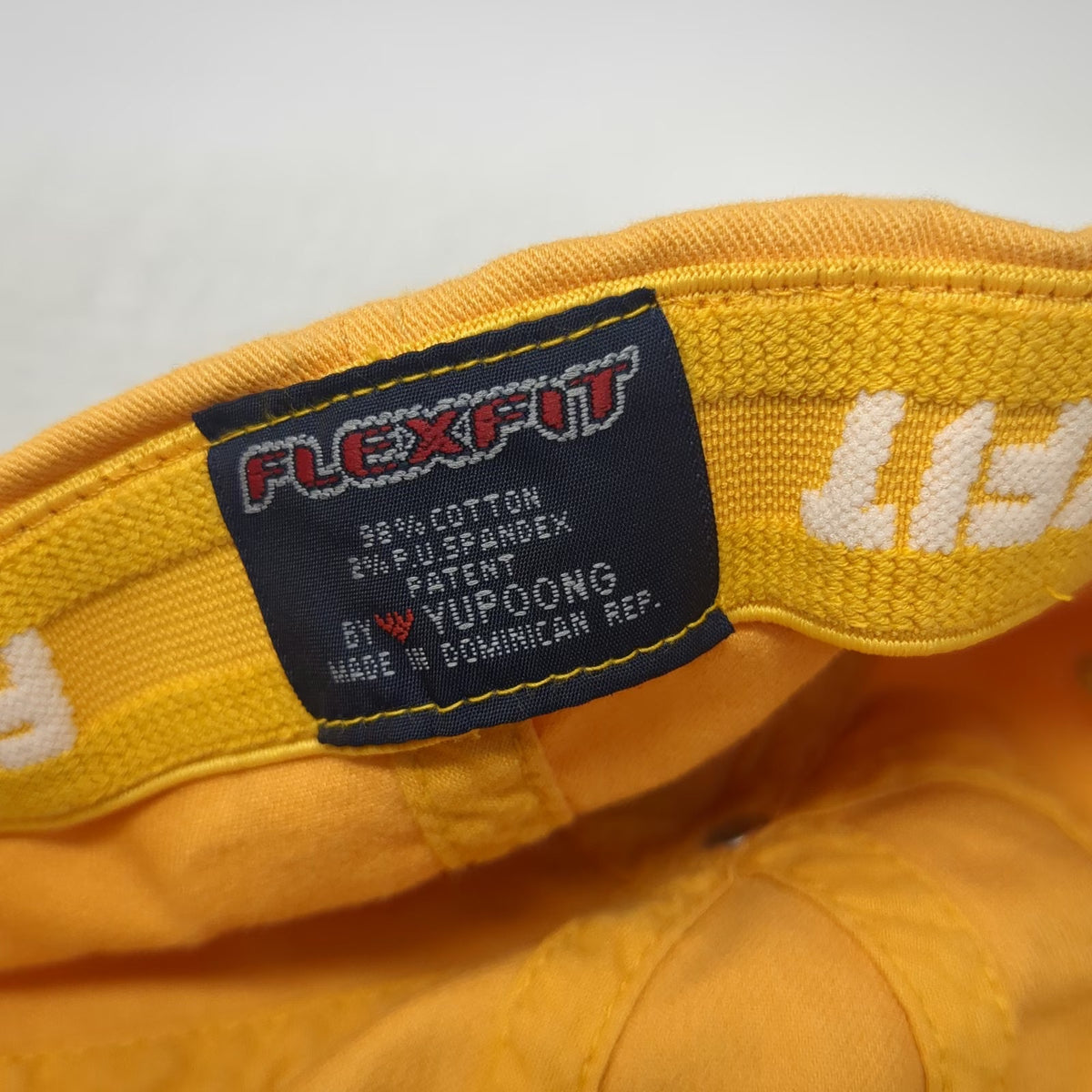Flexfit Baseball Cap Yellow One Size Fitted Gorsuch Outfitters Vail Fish Hat