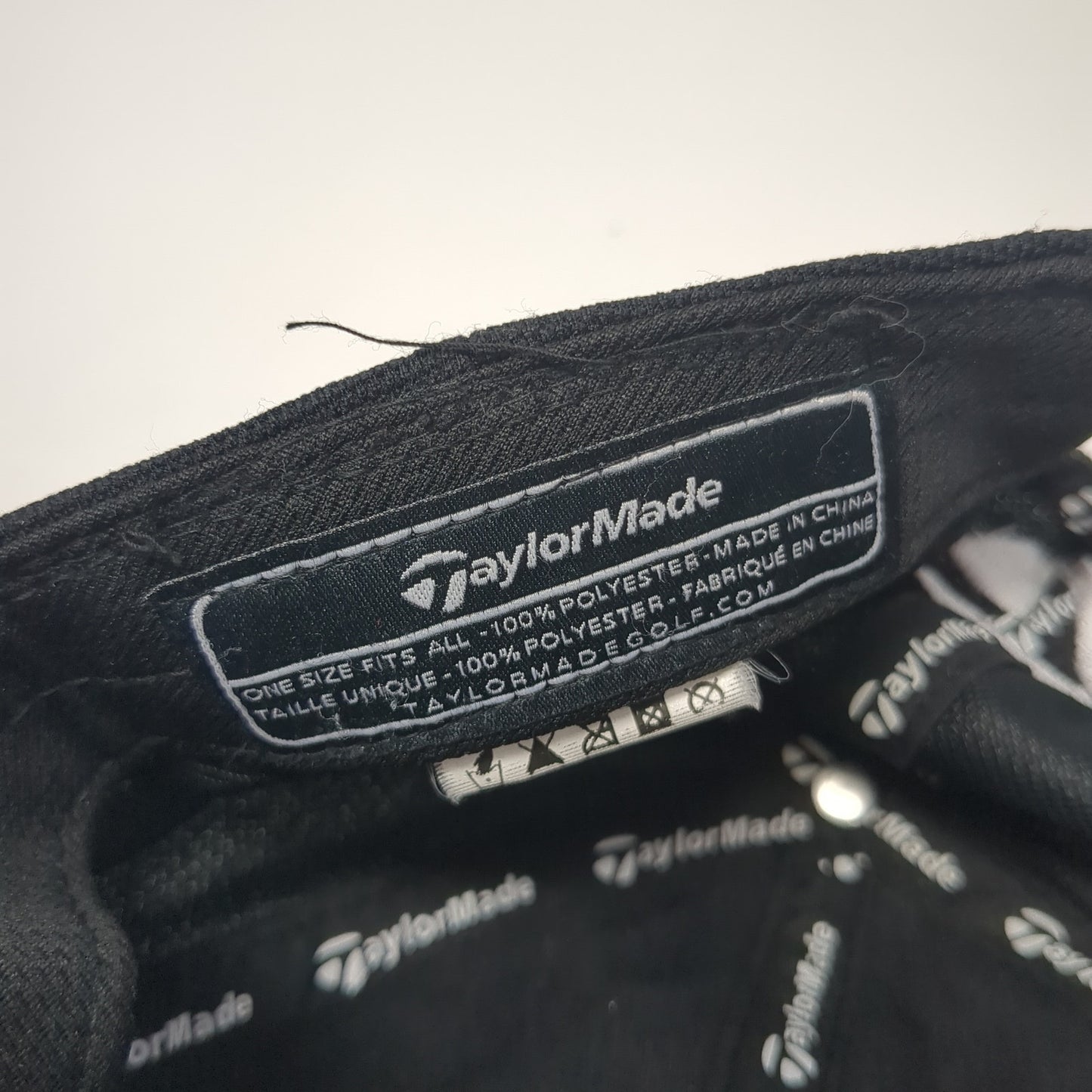 TaylorMade SLDR Tour Preffered Baseball Cap Black OS Adjustable Embroidered
