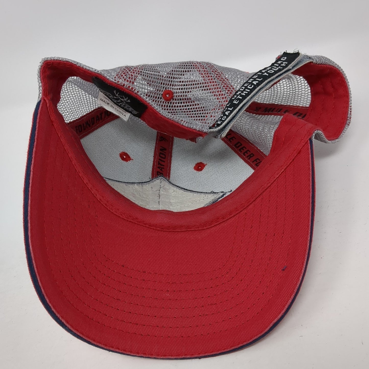 Muley 1988 Deer Patch Strapback Trucker Hat Multi One Size Mesh Back