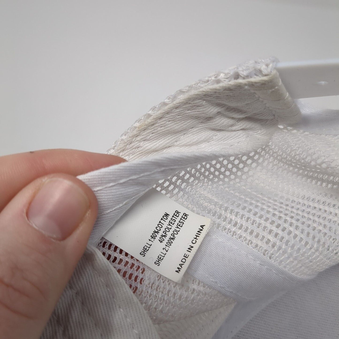 Richardson Snapback Mesh Back Trucker Hat Gray One Size Letter P Flag