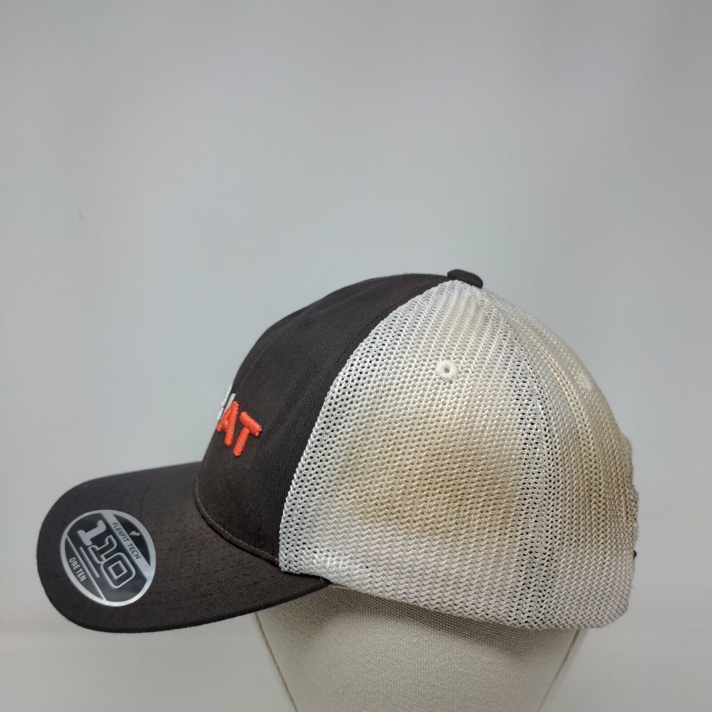 Ariat Snapback Mesh Back Trucker Hat Black One Size Colorblock Flexfit
