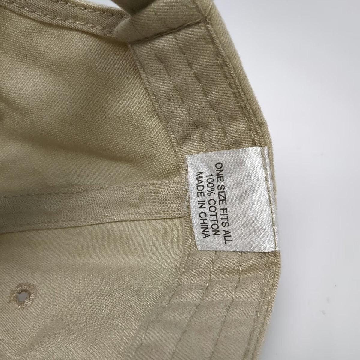 FLW Outdoors Fishing Hat Beige OSFM Baseball Cap American Flag Strapback Hook
