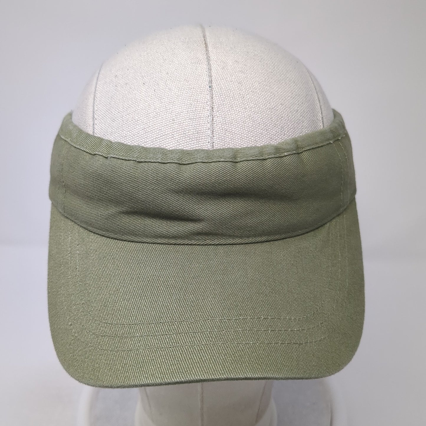 Unbranded Strapback Hat Green One Size Adjustable Solid Blank Outdoor