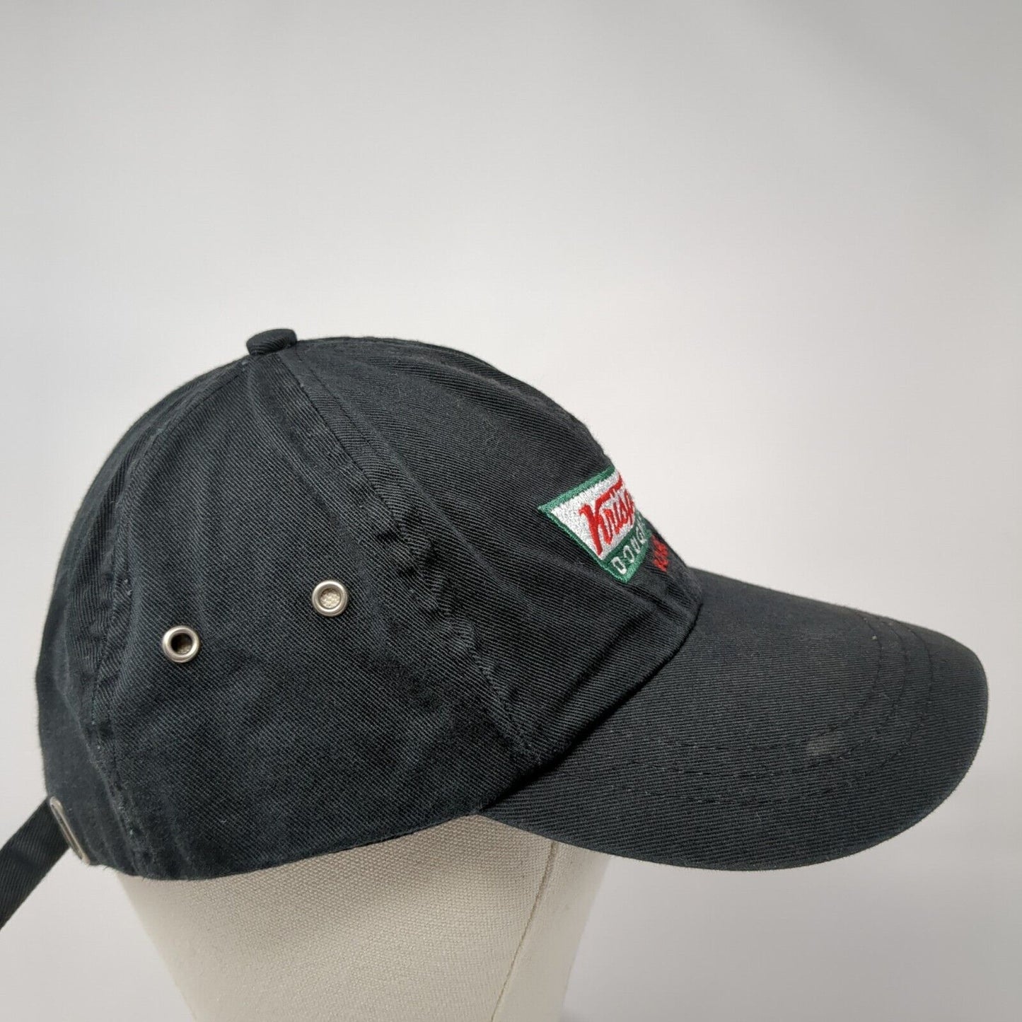 Krispy Kreme Doughnuts Boise Slideback Hat Black One Size KC Caps