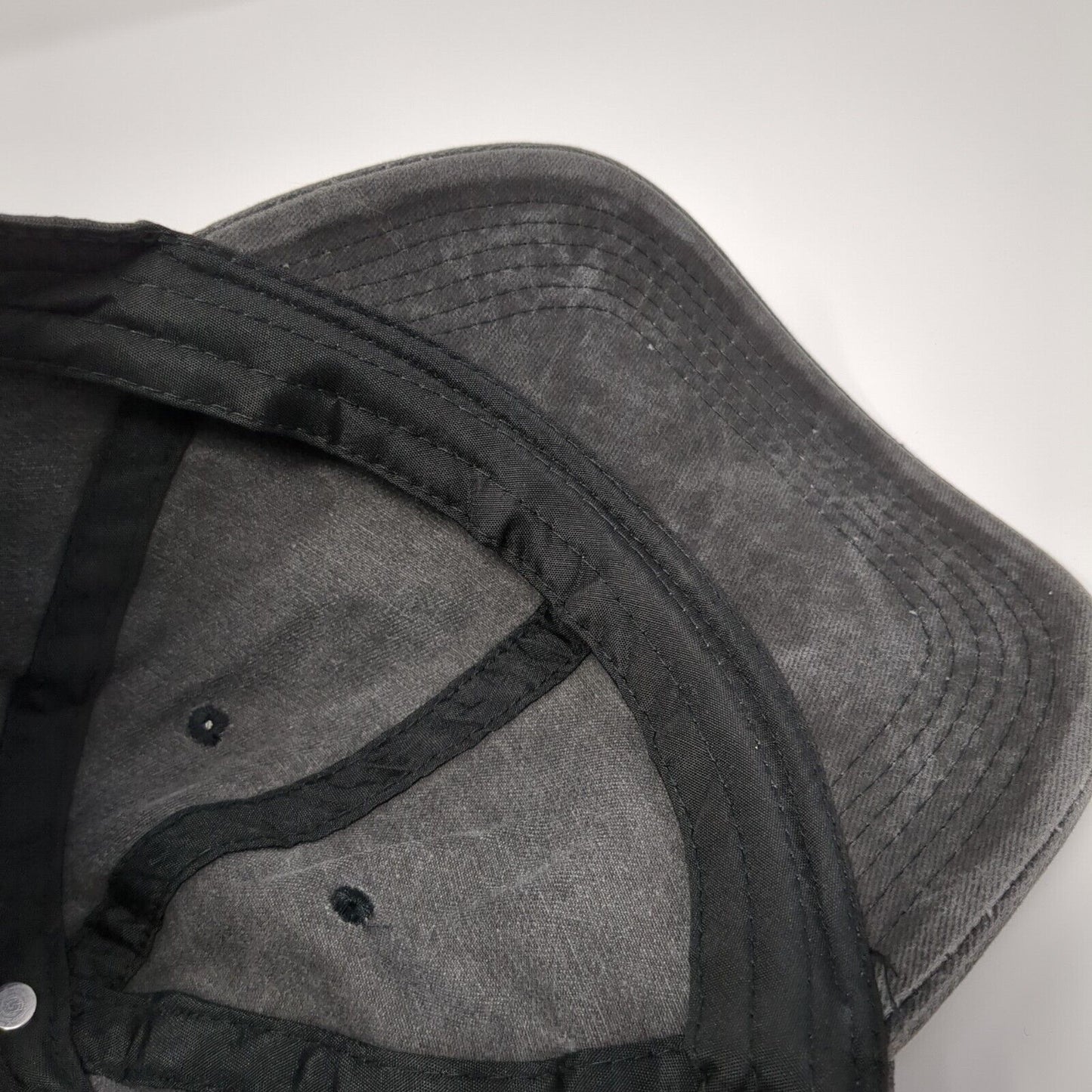 Dog Mom Slideback Hat Gray One Size Adjustable Lightweight Vented Holes 6 Panel