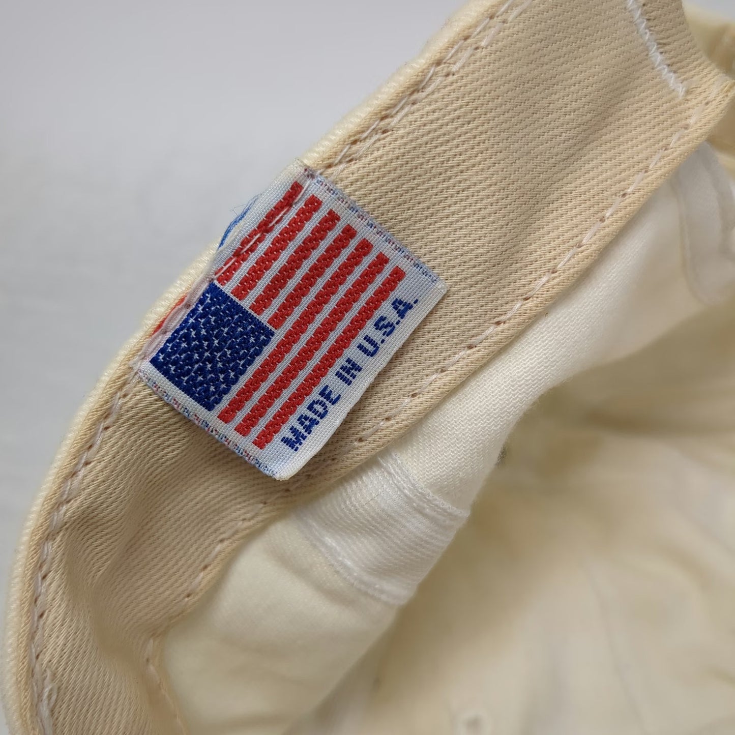 Nagano 1998 Olympics CBS Baseball Cap Beige OS Made in USA Pins Hat Vintage