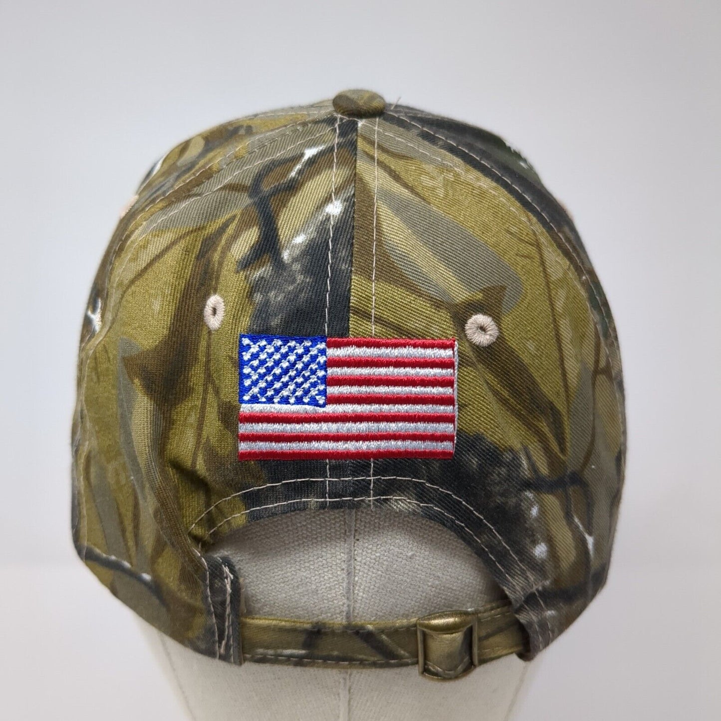 Nedco Supply 39 Years Las Vegas NV Slideback Hat Camouflage OS Patriotic 6 Panel