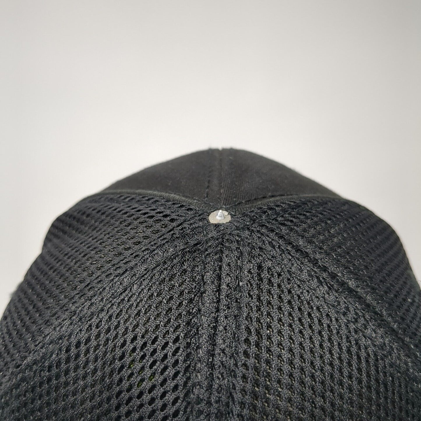 Bass Pro Shops Fitted Trucker Hat Black One Size Proflex Mesh Back Outdoor Cap