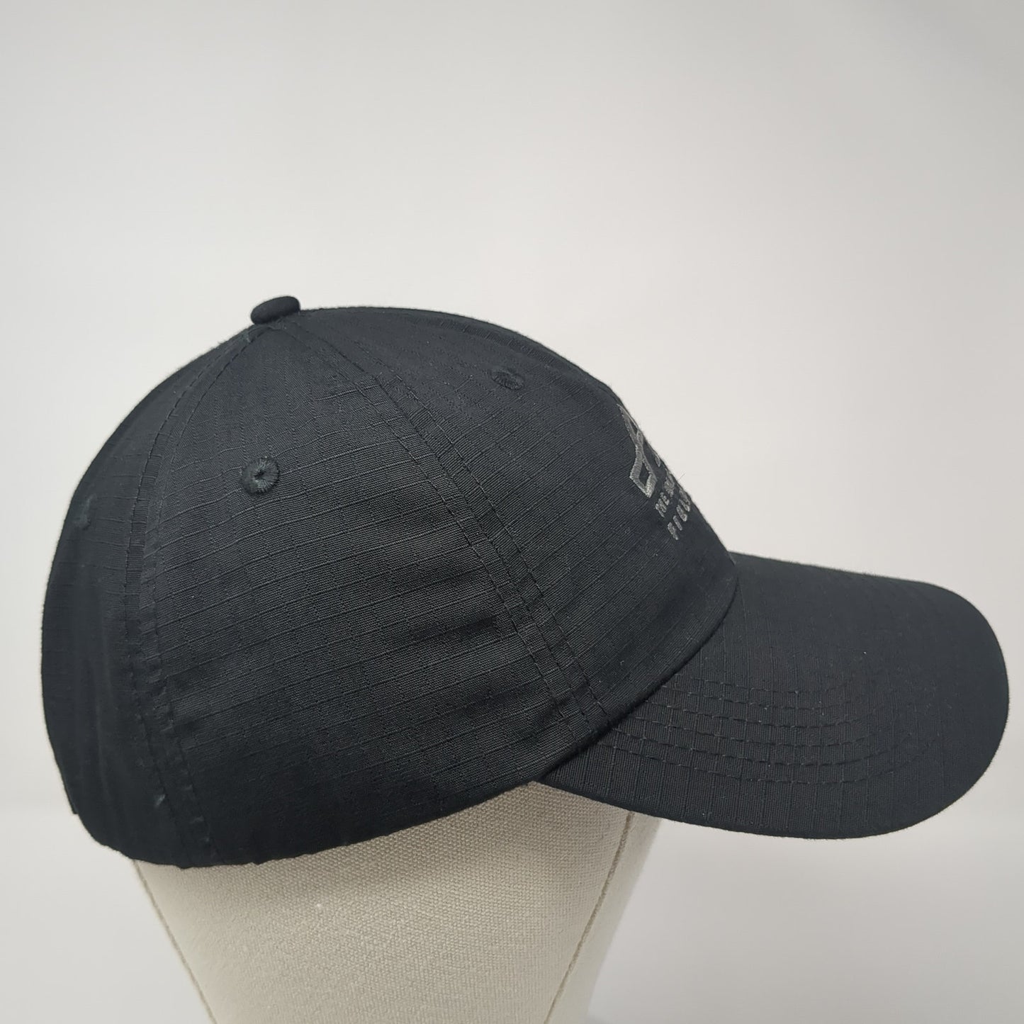 The Idaho Outdoor Fieldhouse Strapback Hat Black One Size Embroidered