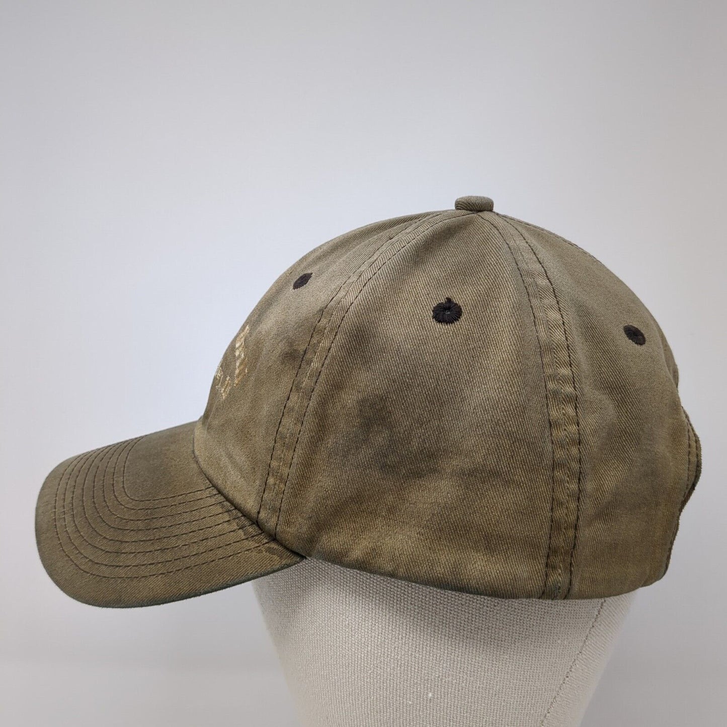 Bridge St. Grill Lower Stanley ID Slideback Hat Brown OS Adjustable Fahrenheit