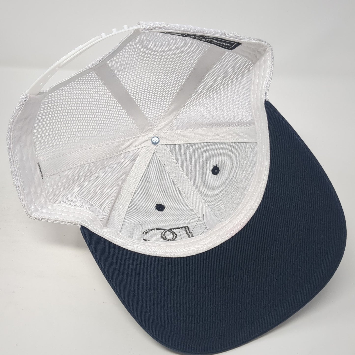 DC IX-IX-MMXXIII Snapback Trucker Hat Blue One Size Mesh Back Adjustable