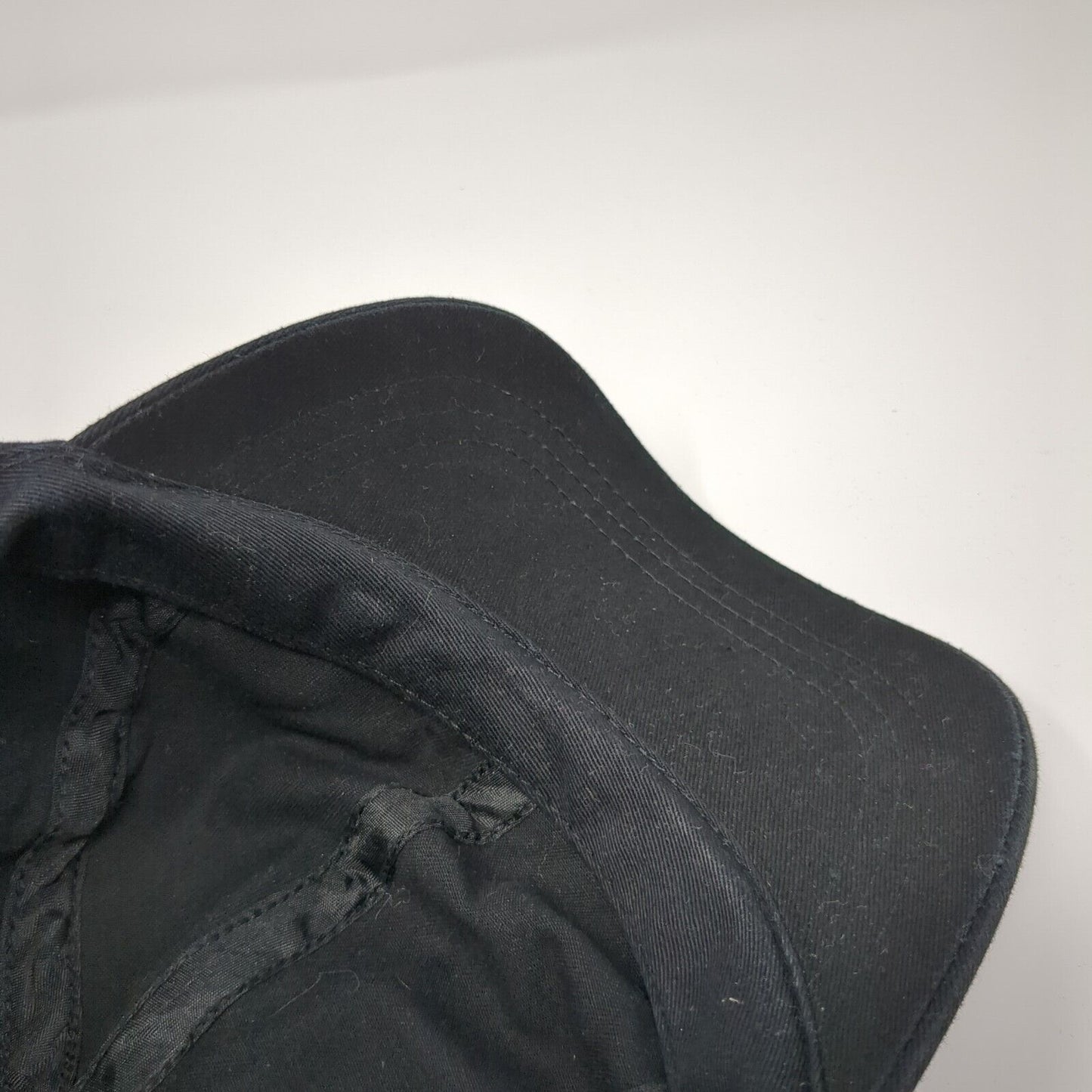 Unbranded Strapback Hat Black One Size Blank Solid Adjustable Outdoor