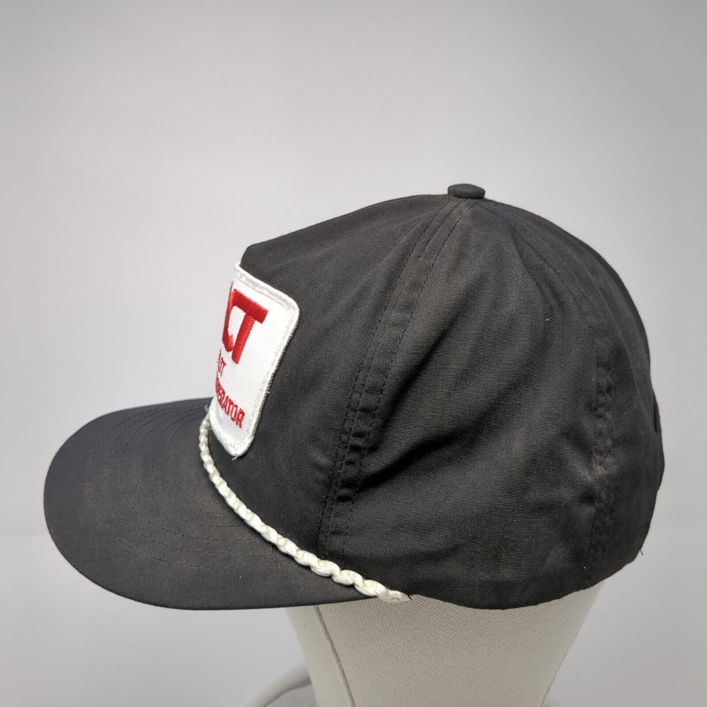 Dekalb Fact Plot Cooperator Snapback Rope Hat Black One Size Patch
