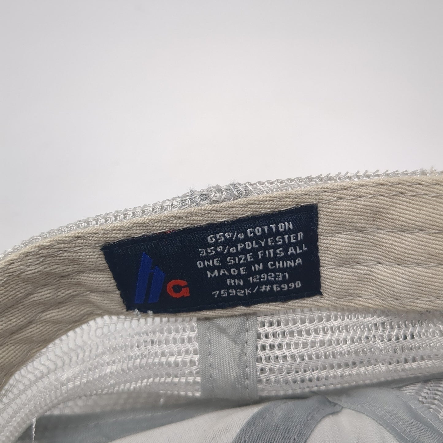 American Flag Strapback Trucker Hat Gray OS Adjustable Distressed Patriotic