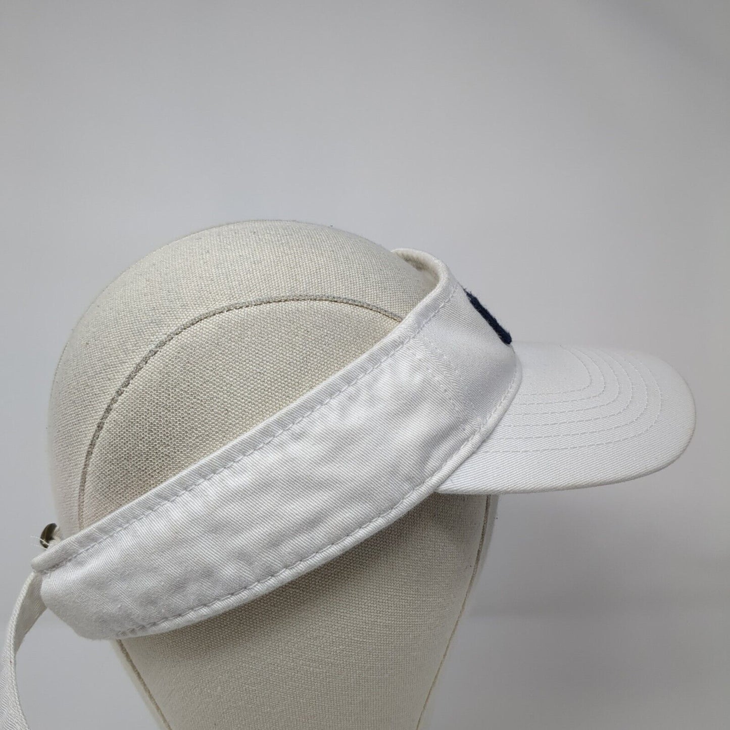 Young Life Patch Slideback Visor Hat White One Size Adjustable Legacy