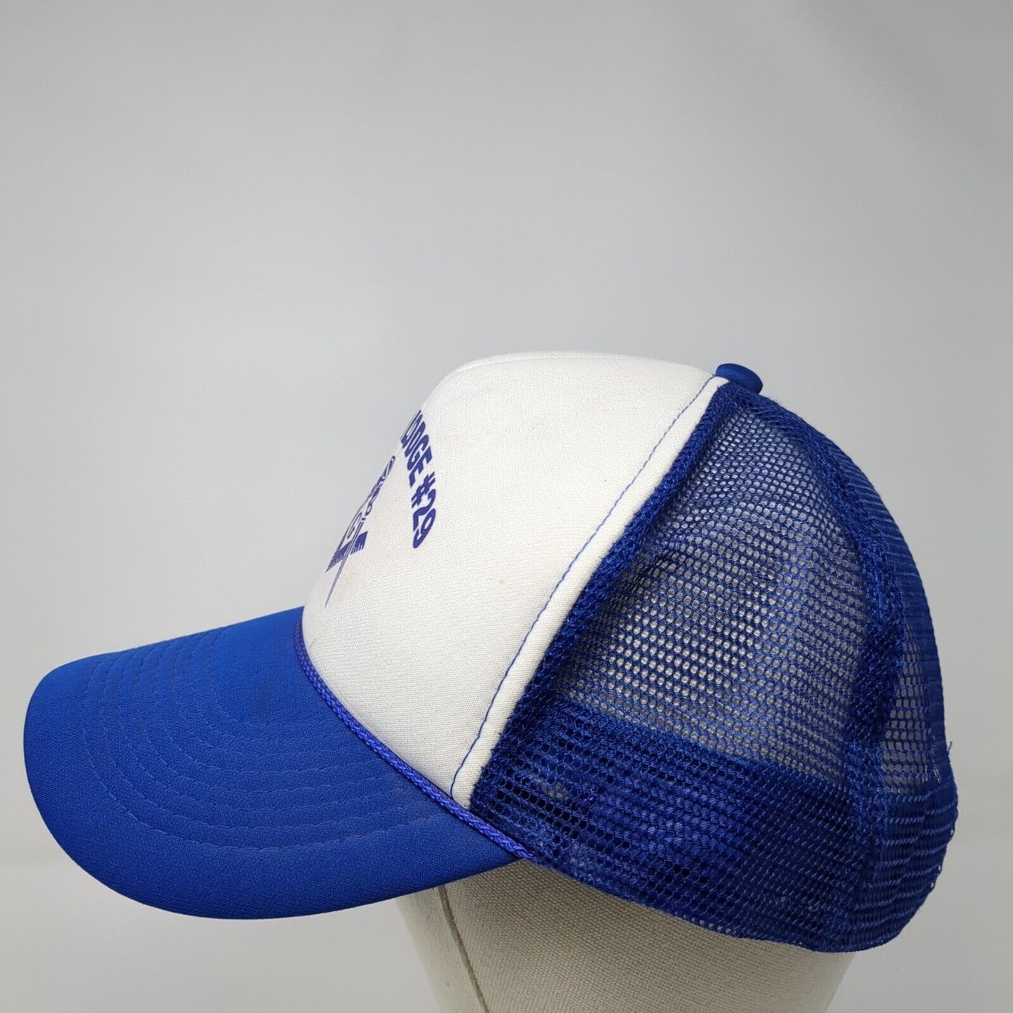 Ashlar Lodge #29 Snapback Rope Trucker Hat Blue One Size Mesh Back Otto