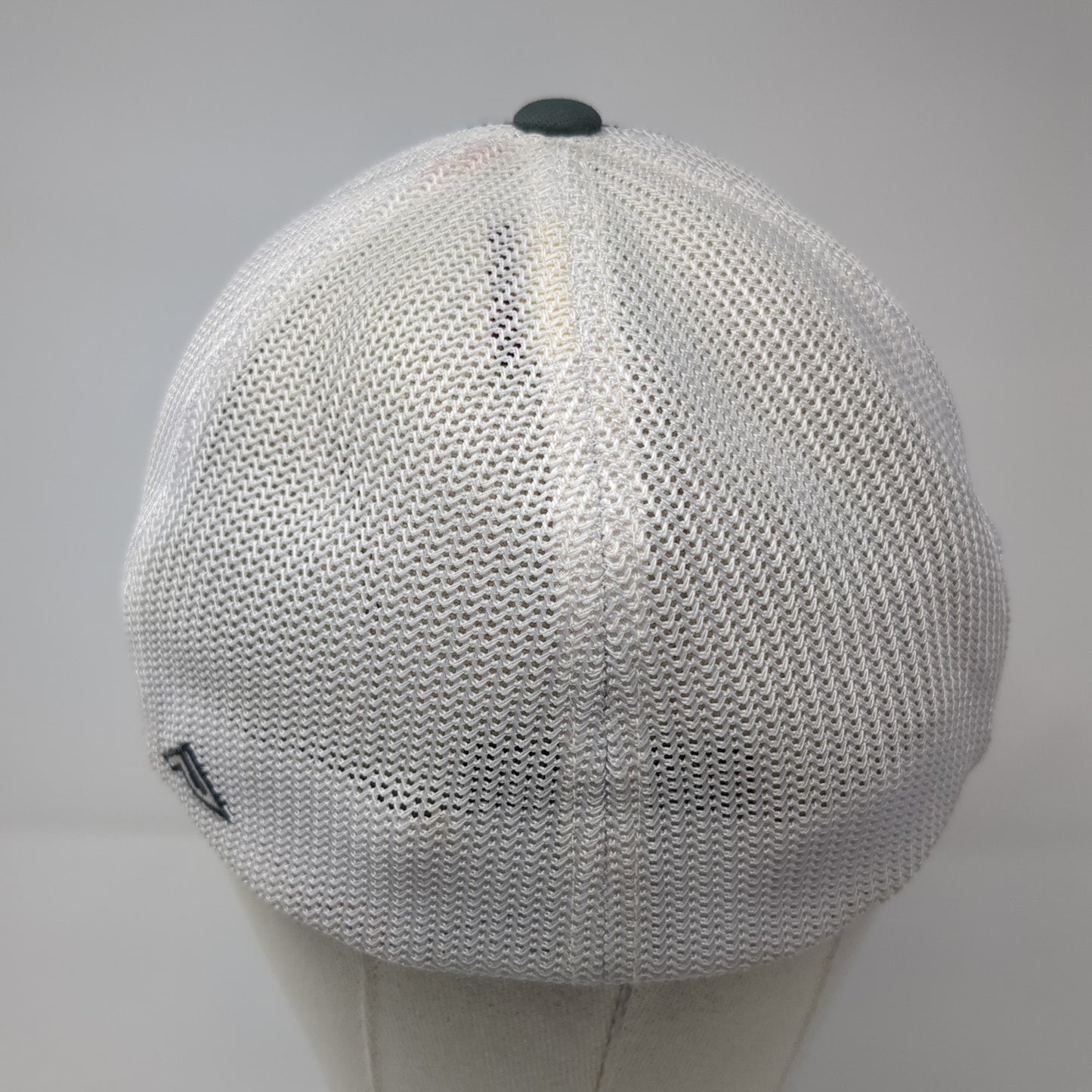 Michigan State Spartans Fitted Trucker Hat Gray 8 Mesh Back Pacific Headwear