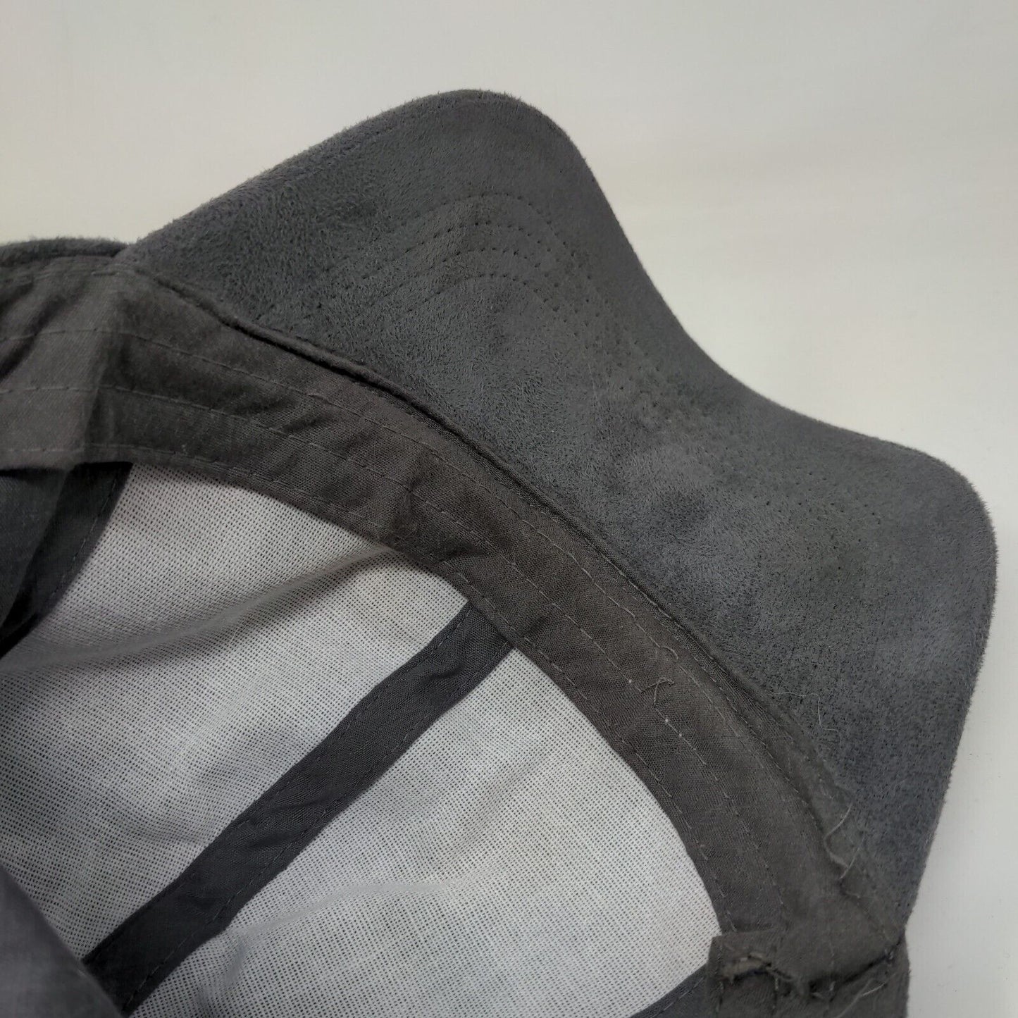 Unbranded Slideback Hat Gray One Size Adjustable Lightweight 6 Panel Blank