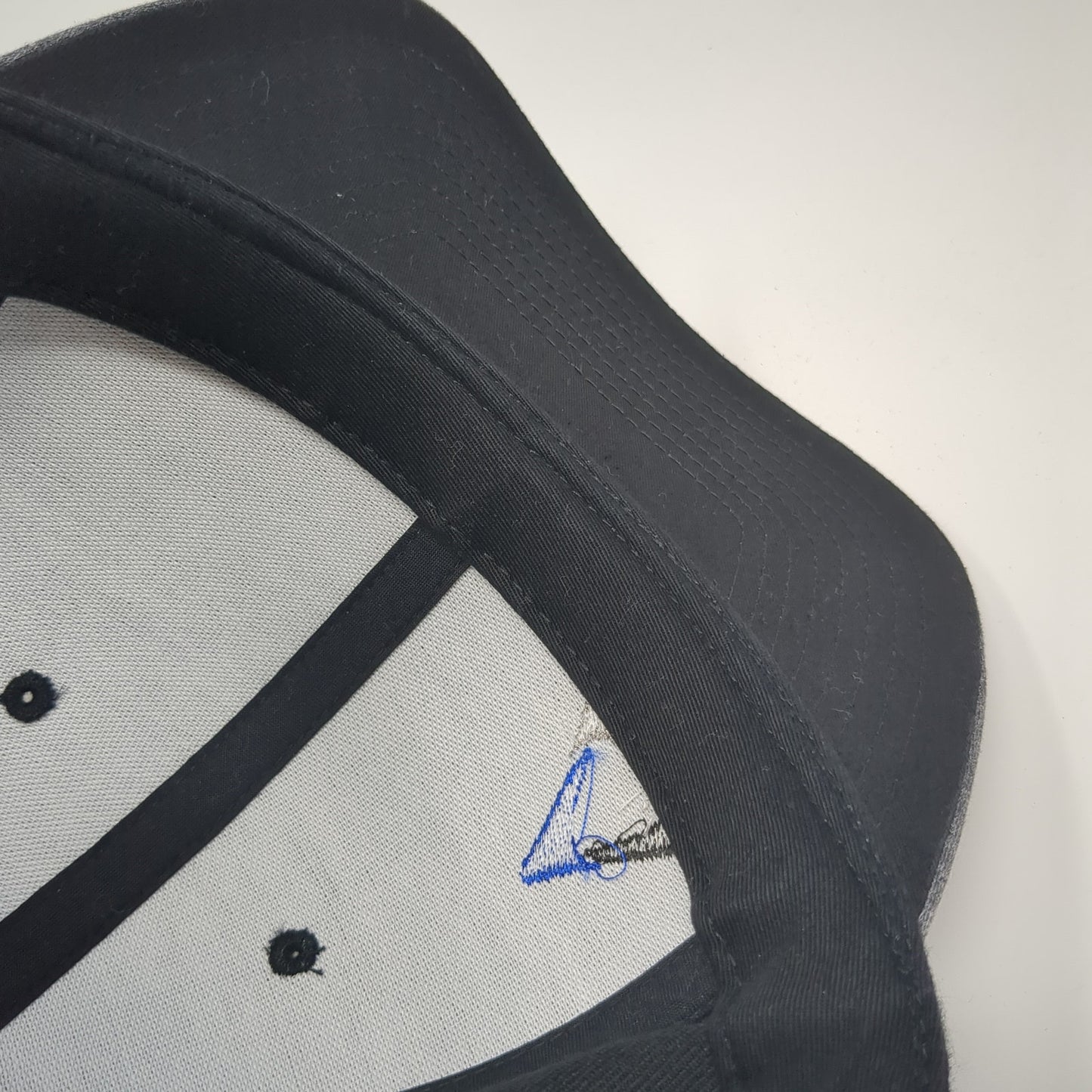 Sport-Tek Snapback Hat Black One Size Adjustable Embroidered 6 Panel Yupoong