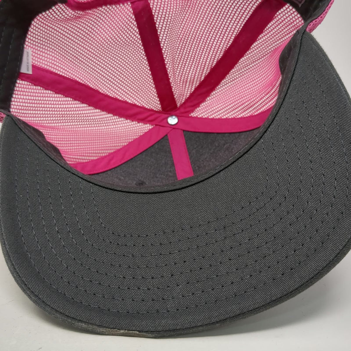Richardson 112 Trucker Hat Black Pink One Size Disaster Response Mesh Snapback