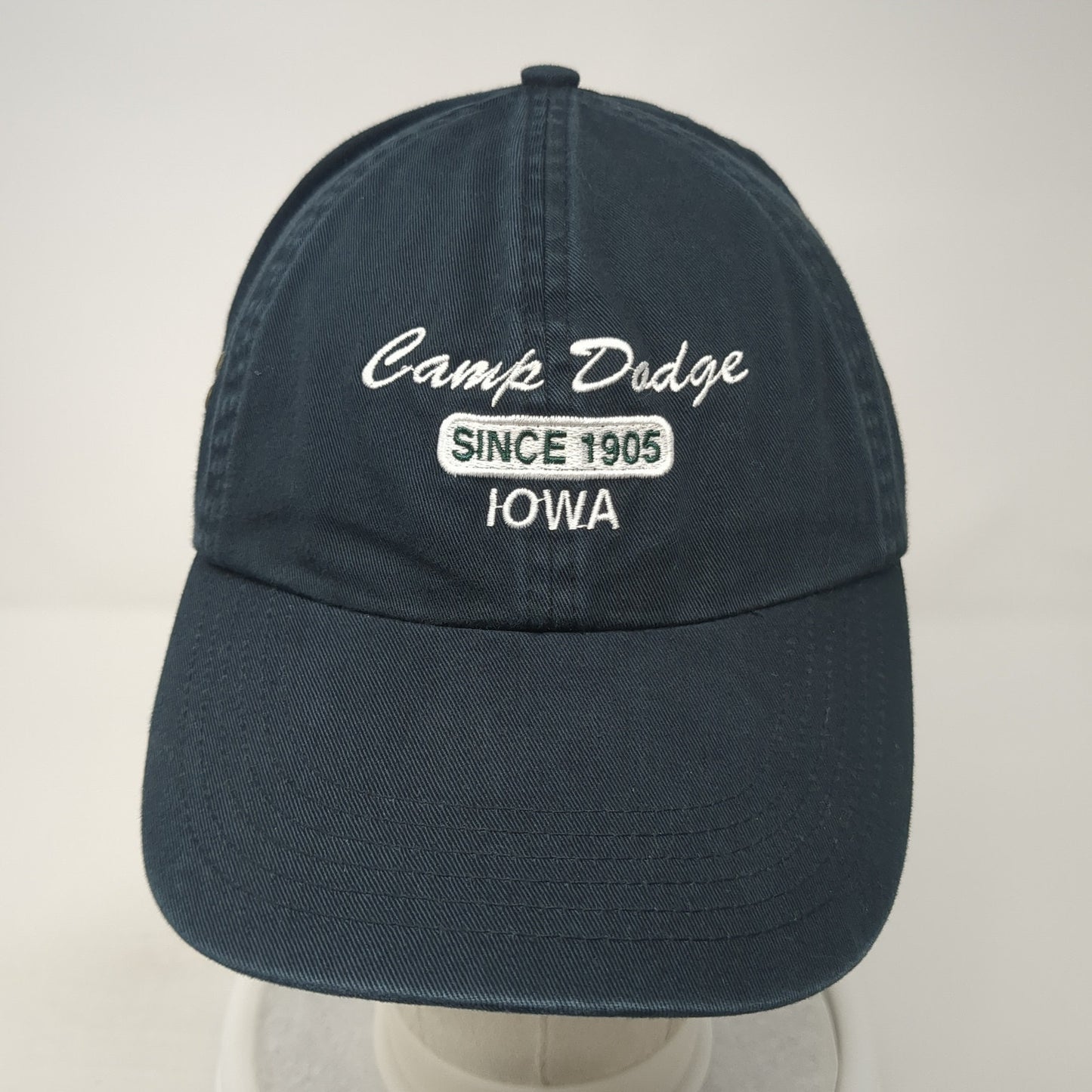 Camp Dodge Since 1905 IOWA Baseball Cap Blue One Size Adjustable Falcons
