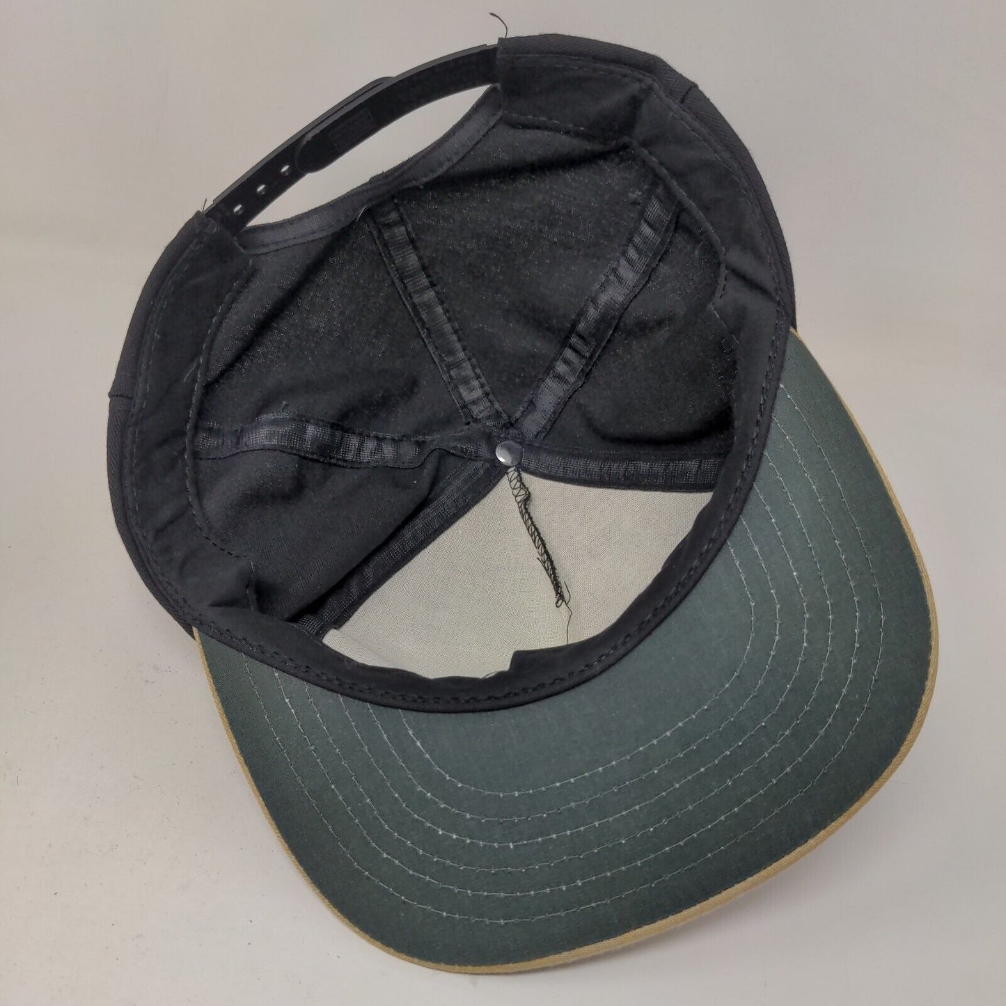 Unbranded Men's Snapback Hat Black Adjustable Embroidered NK Logo