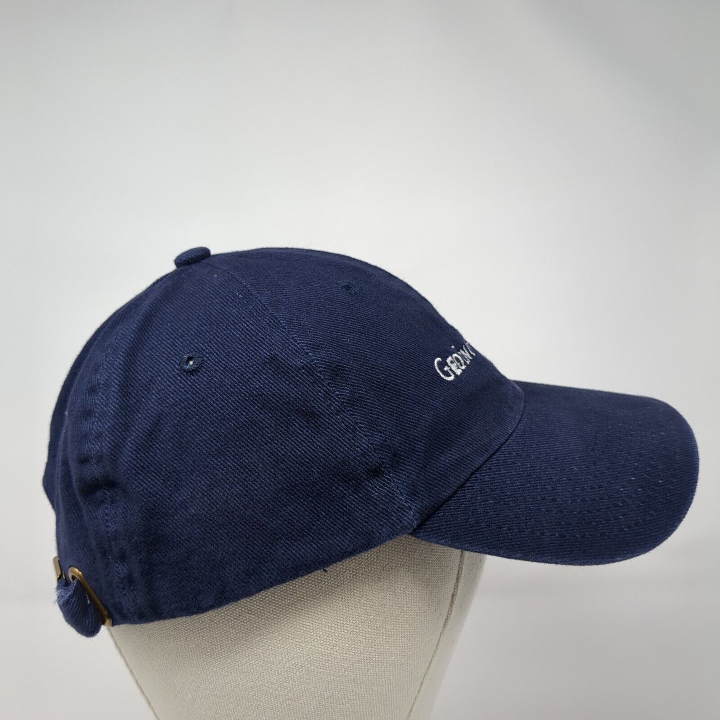 Geo Engineers Slideback Hat Blue One Size Adjustable Embroidered Headtotoe