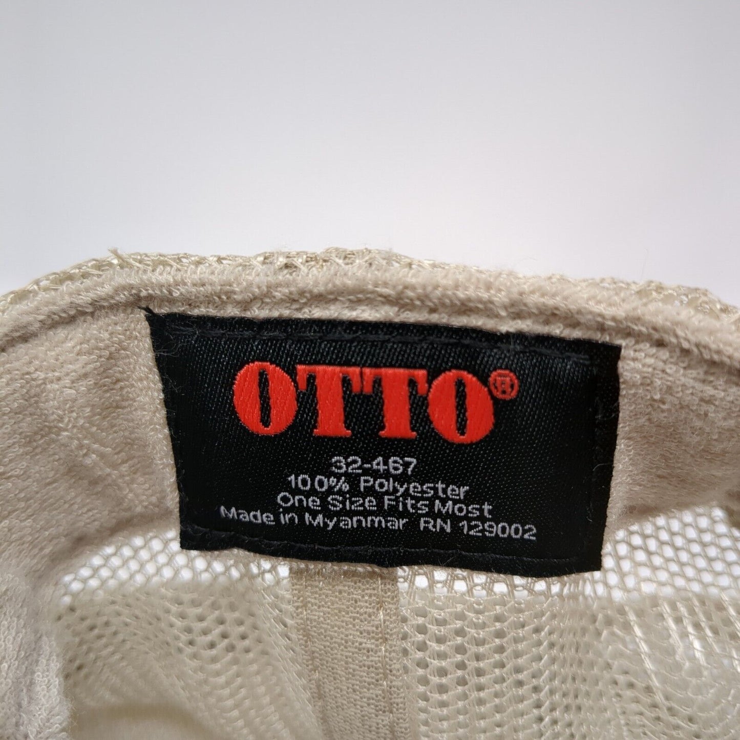 Last Night We Let The Liquor Talk Rope Trucker Hat Tan One Size Otto