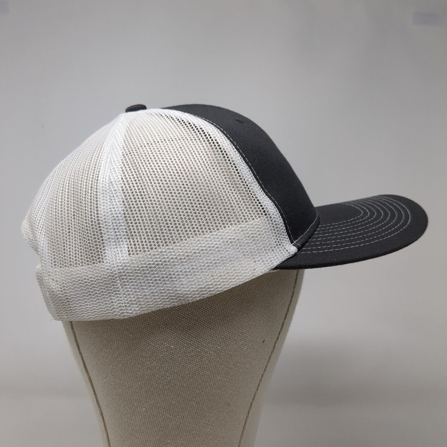Allay Flooring Company Snapback Trucker Hat Gray OSFA Mesh Back