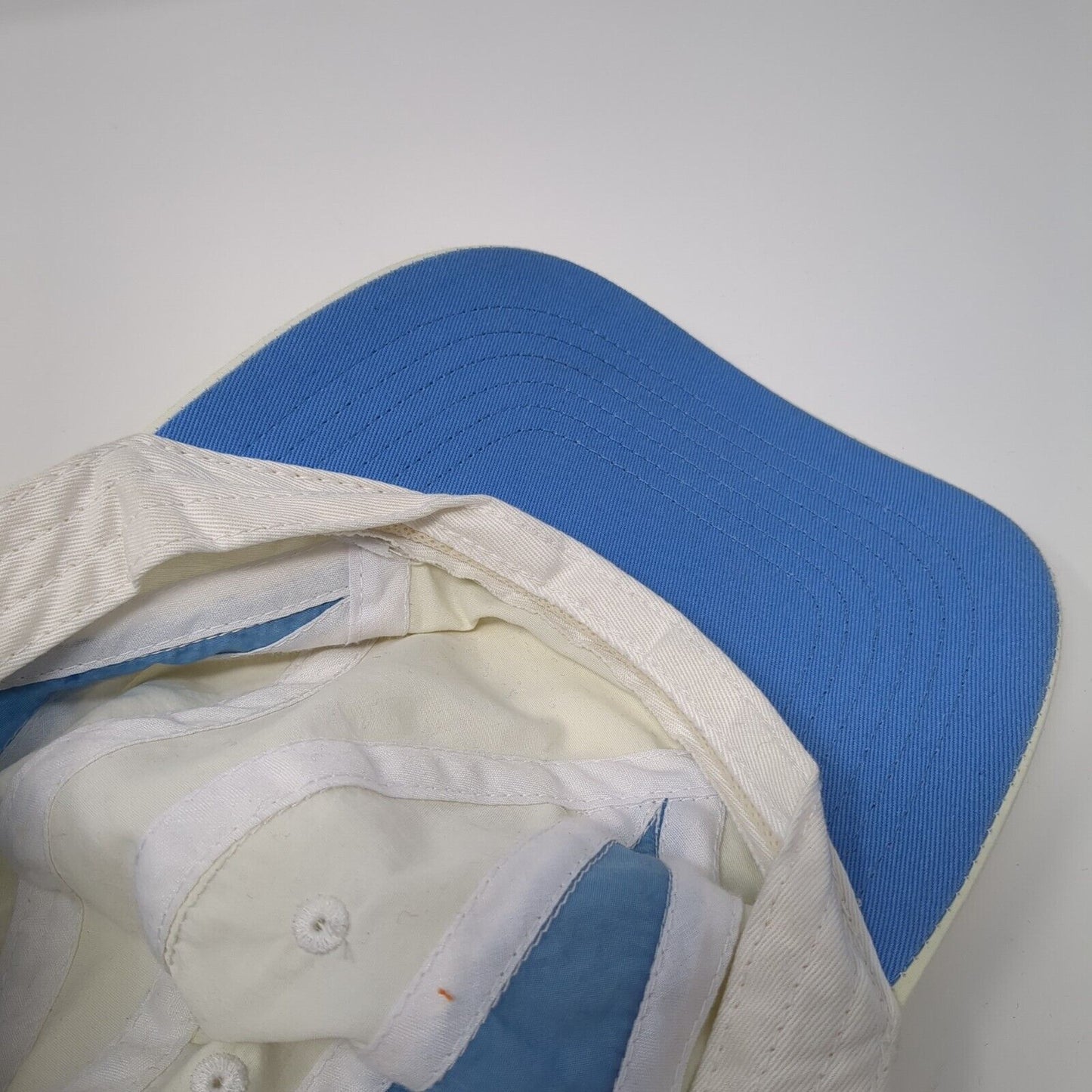 Cancun Slideback 5 Panel Cap White One Size Adjustable Embroidered Invasion