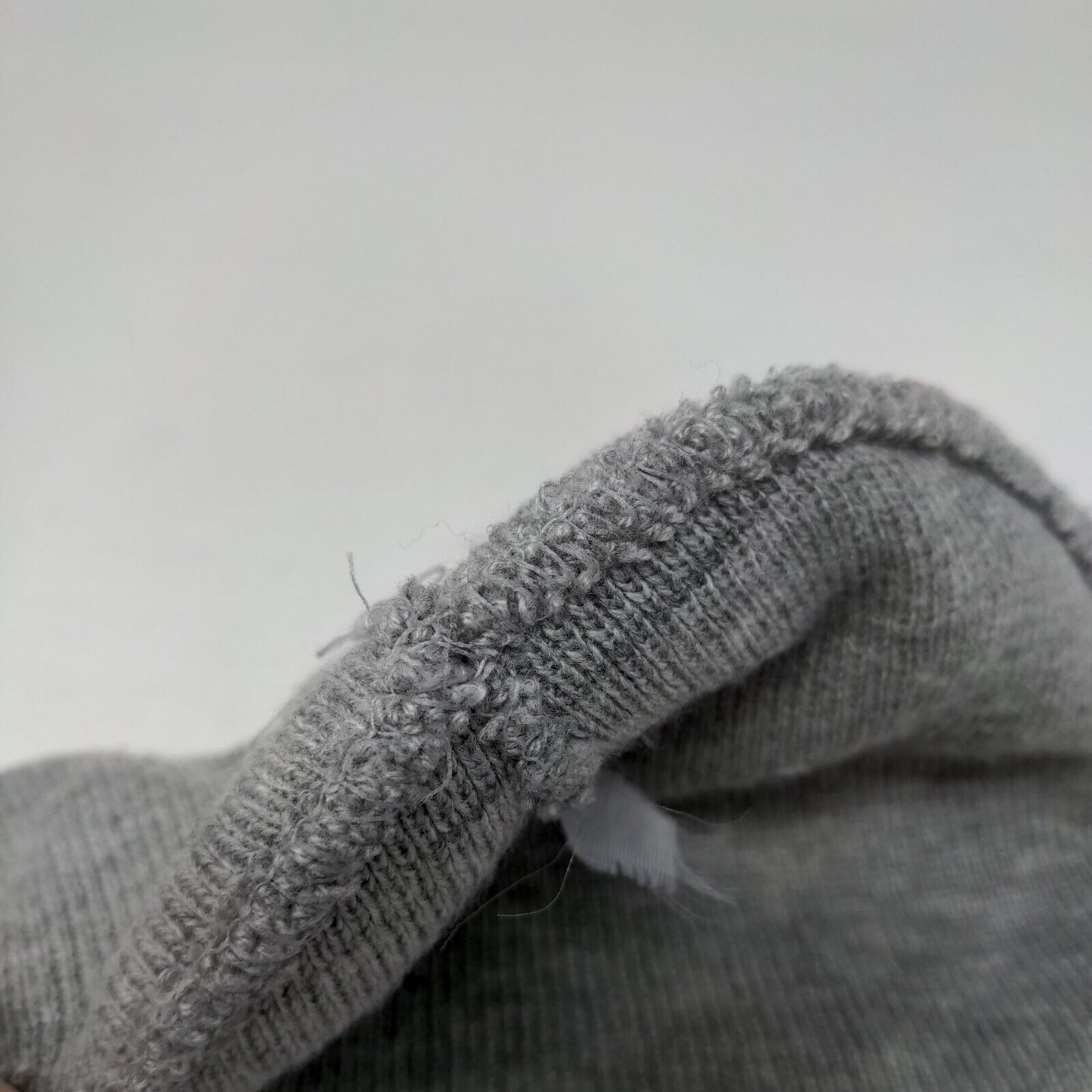 Maker's Mark Beanie Hat Gray One Size Knitted Stretch Plain Patch