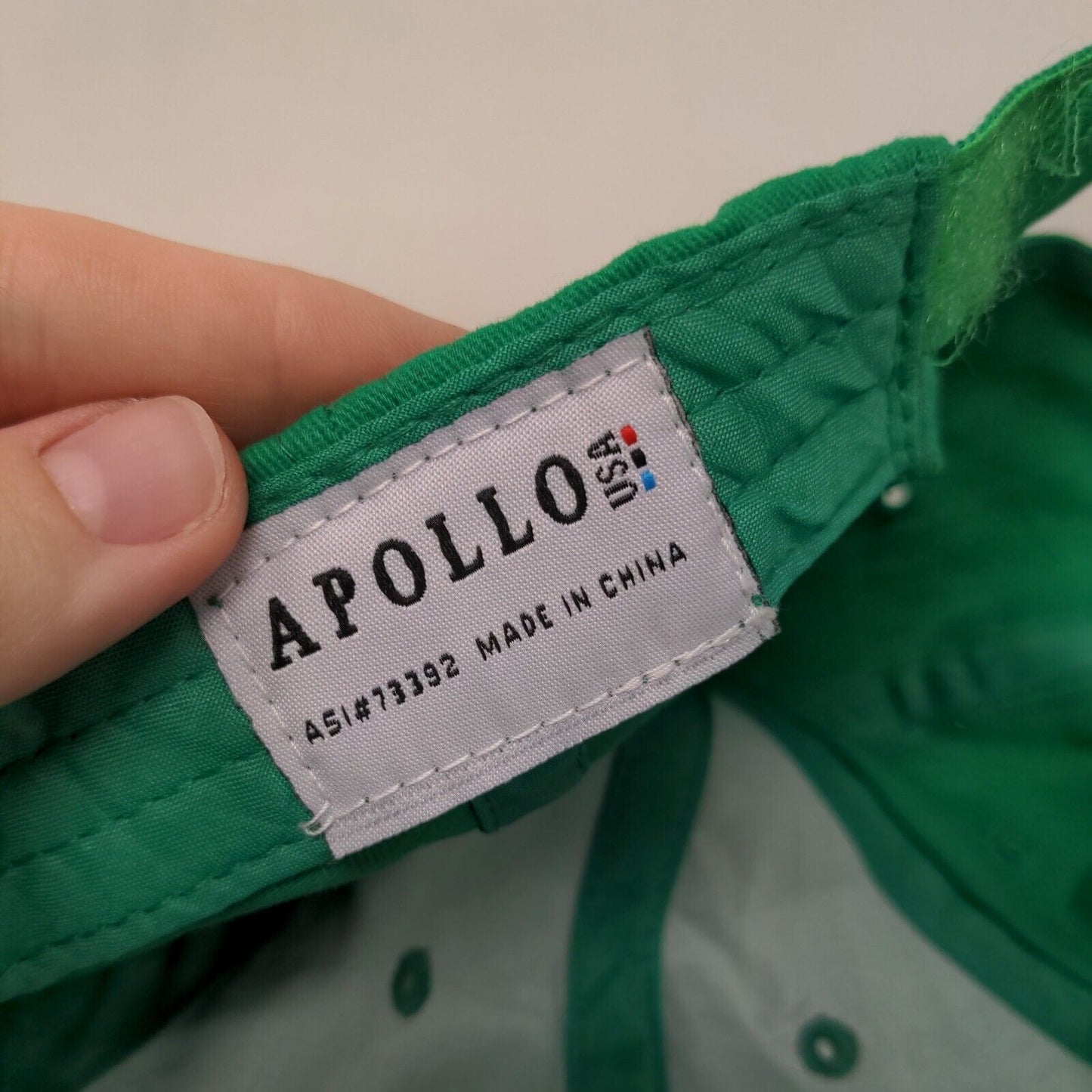 First Financial Group Strapback Hat Green One Size Embroidered Apollo