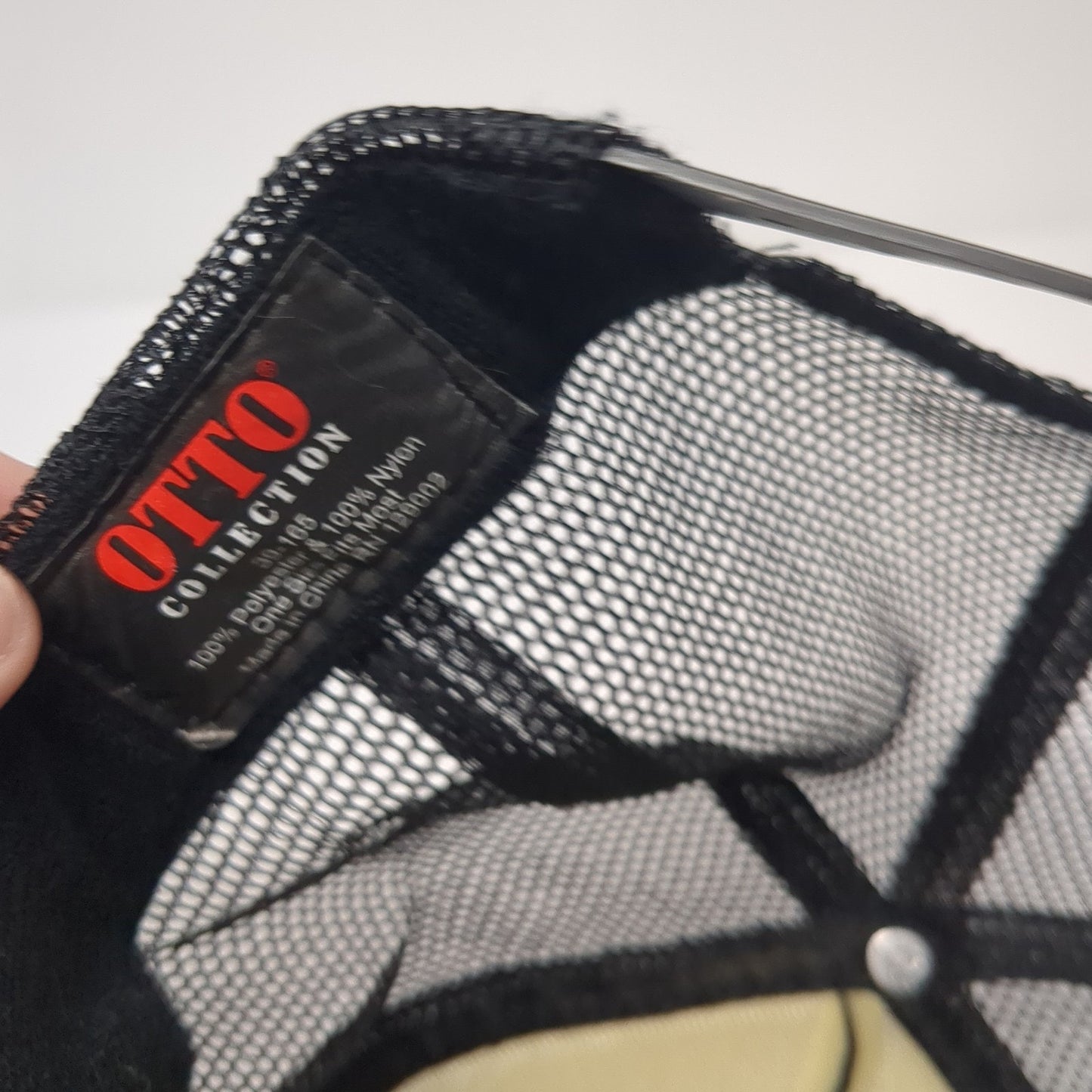 Hike Snapback Trucker Hat Black One Size Adjustable Mesh Back 6 Panel Otto