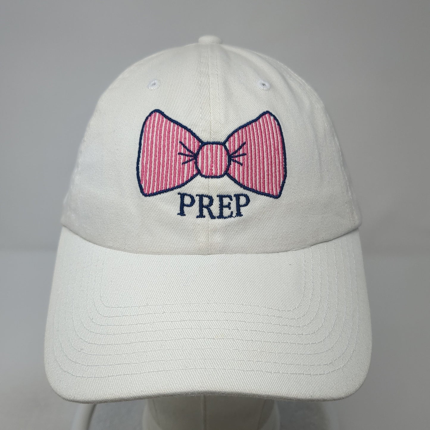 Southern Girl Prep Slideback Baseball Cap White One Size Adjustable Fahrenheit