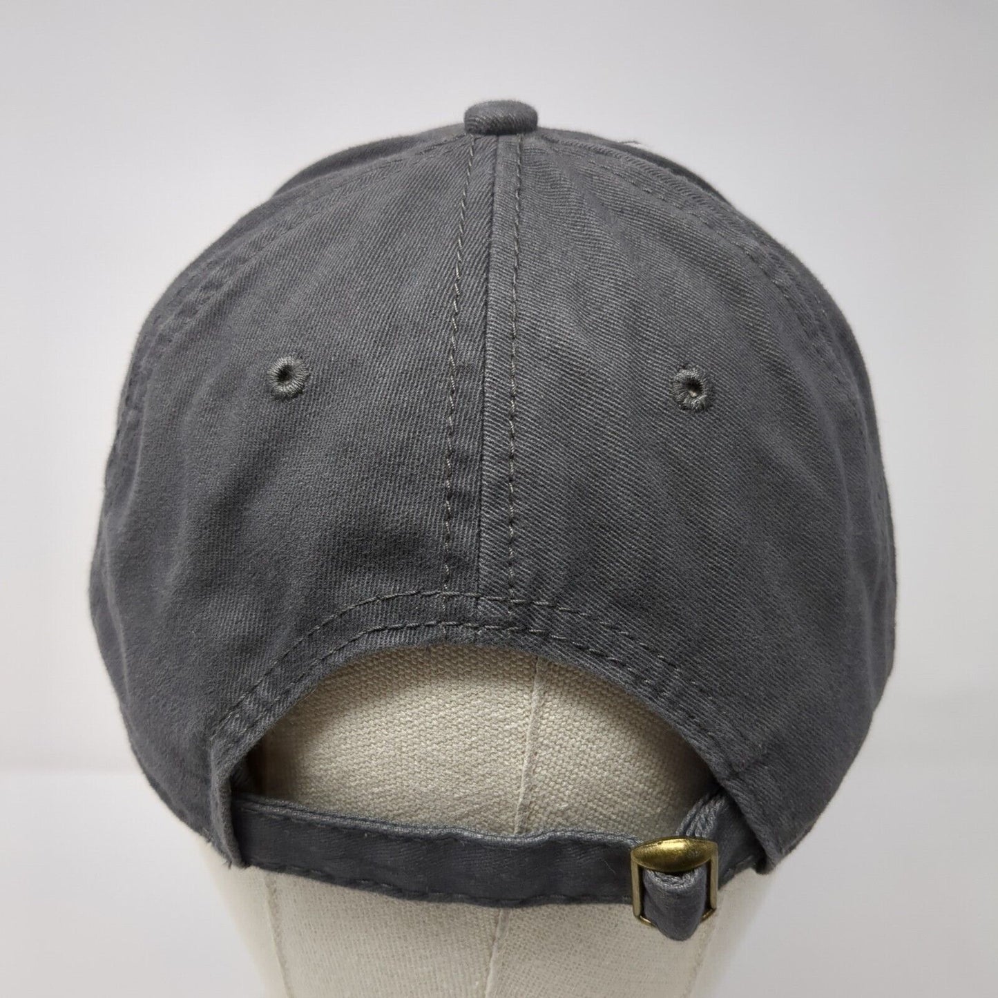Steamliner Aquatics Slideback Hat Gray One Size Adjustable Embroidered Cotton