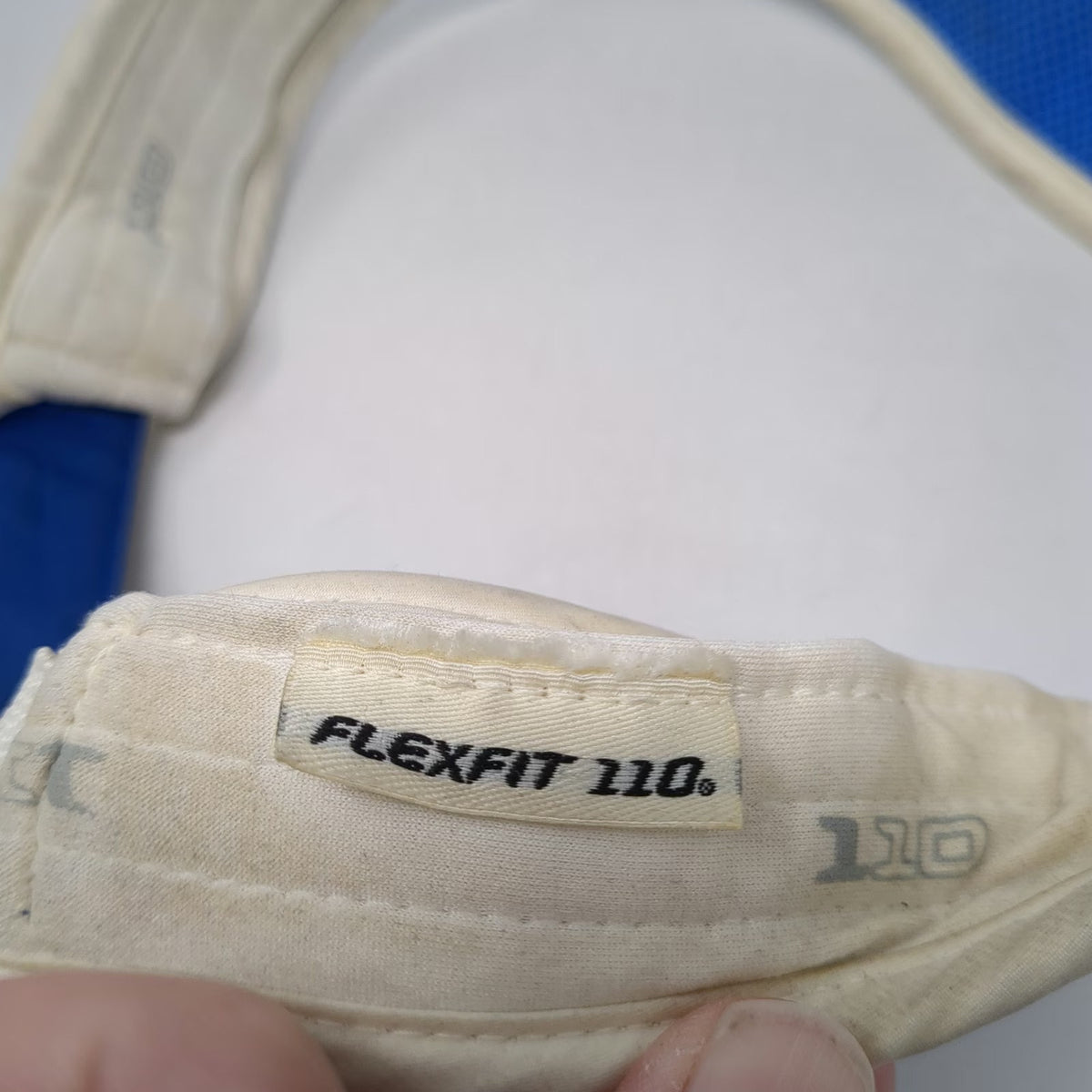 Columbia PFG Visor Blue OSFM Performance Fishing Gear Flexfit 110 Strapback Hat